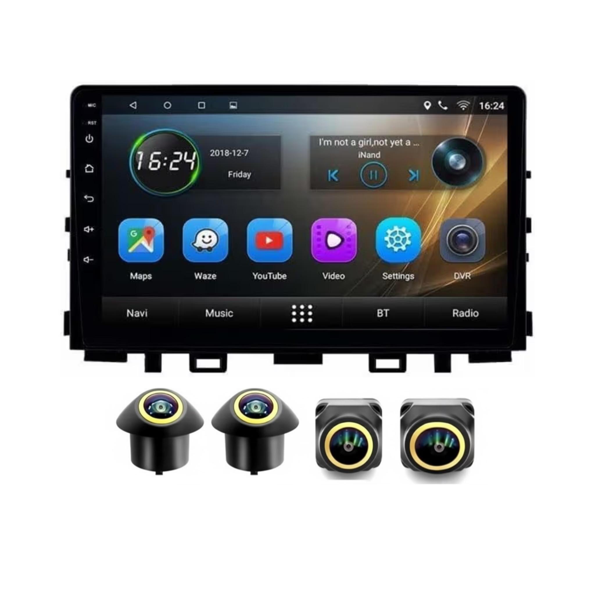 Android Car Stereo for KIA RIO 2018-2021 9 Inch IPS.QLED Touch Screen with AHD Camera Included - Image 2