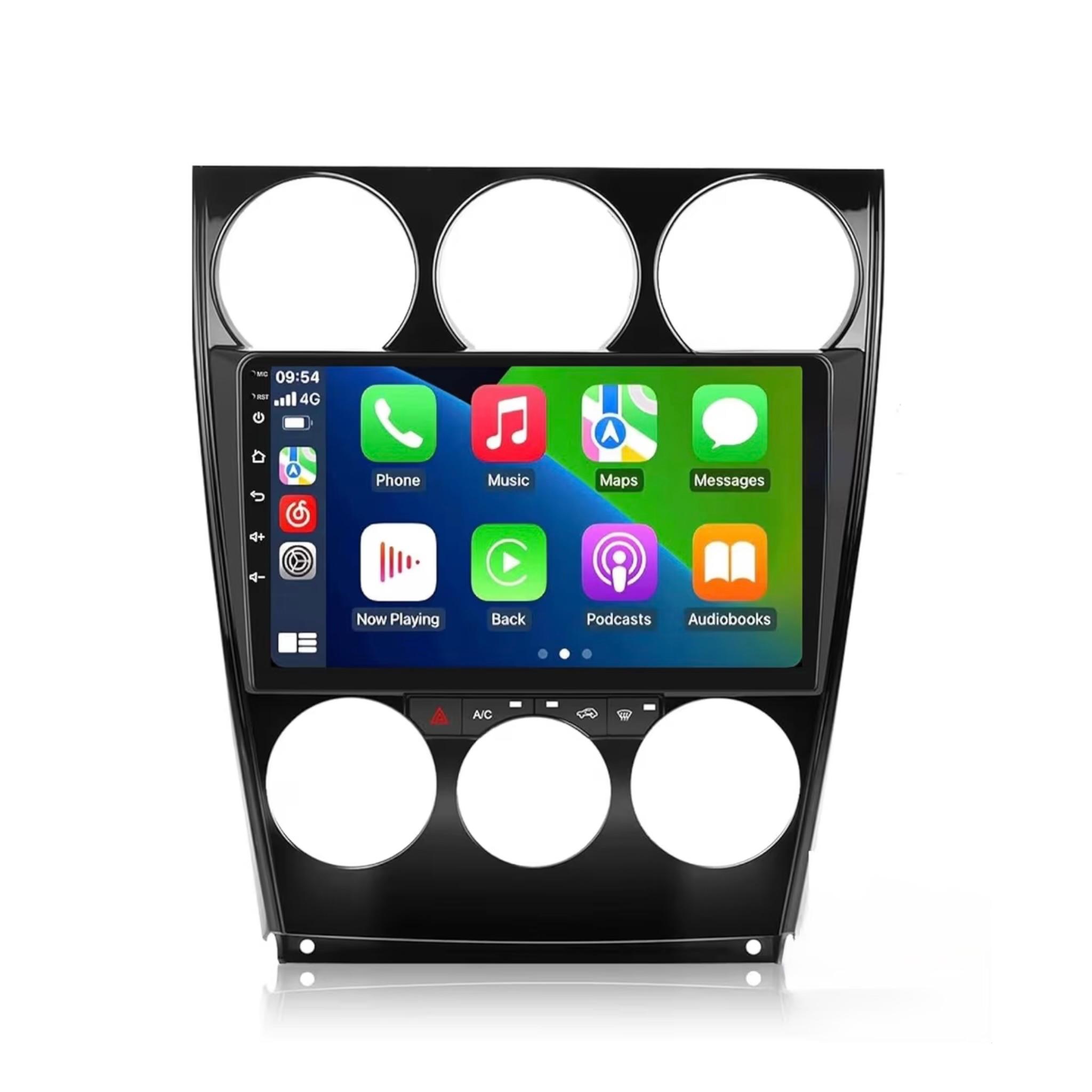 Android Car Stereo for Mazda 6 2004-2015 9 Inch IPS.QLED Touch Screen with AHD Camera Included