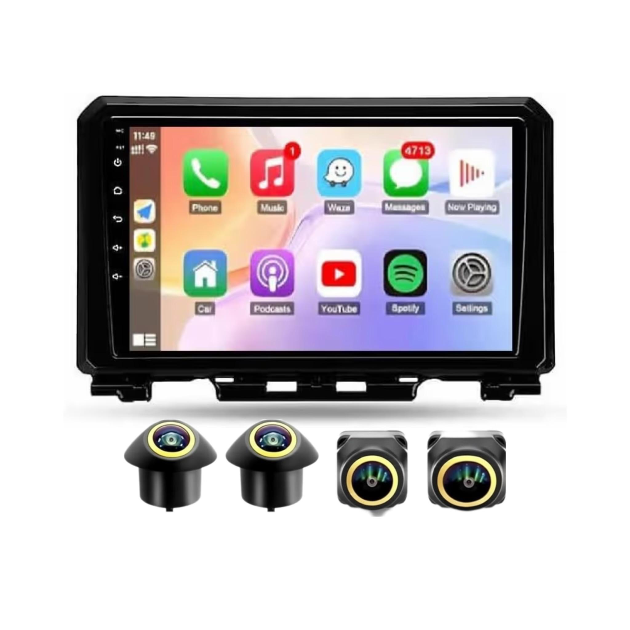 Android Car Stereo for Suzuki Jimny 2018-2024 9 Inch IPS.QLED Touch Screen with AHD Camera Included - Image 2