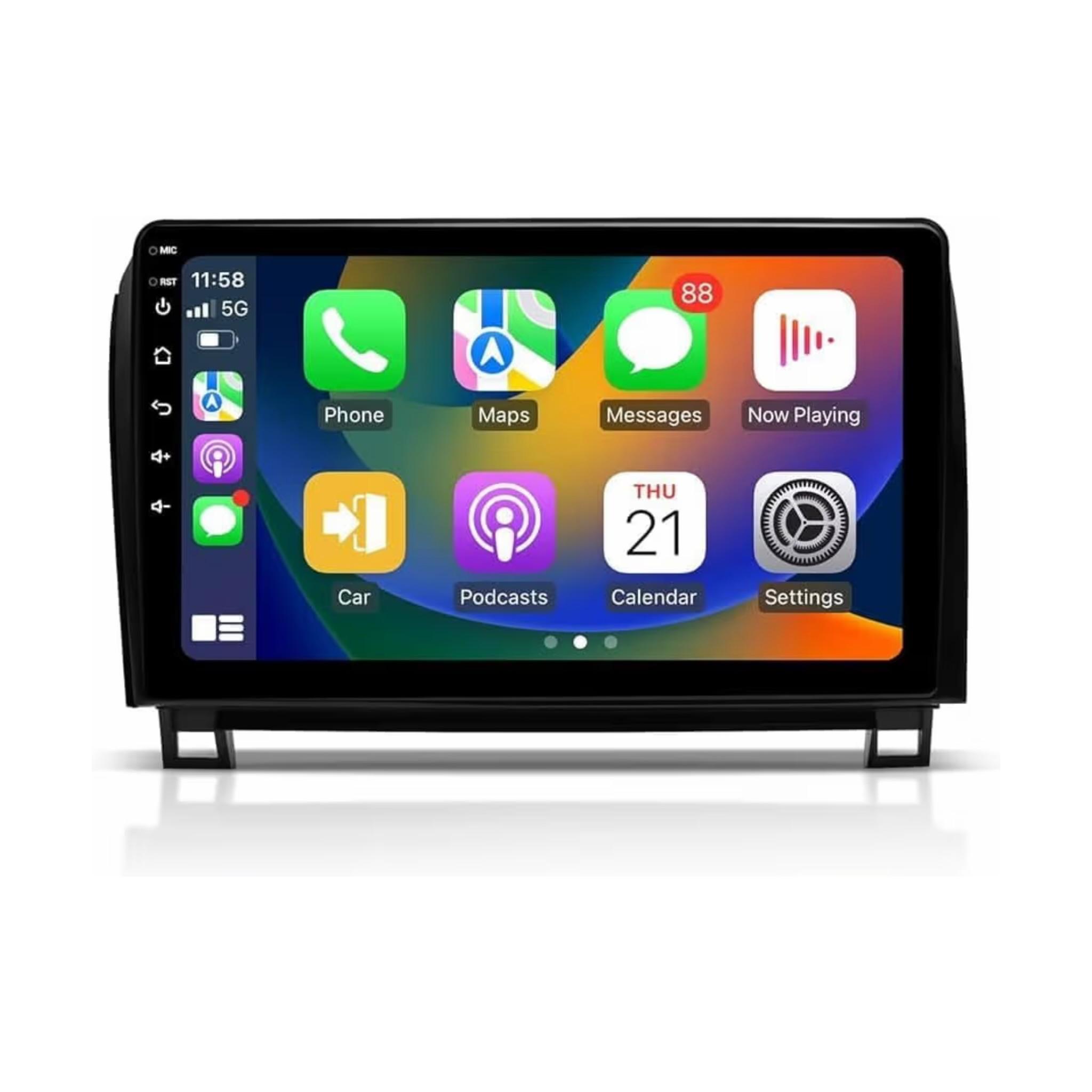 Android Car Stereo for Toyota Tundra 2007-2014 Toyota Sequoia 2008-2019 10 Inch IPS.QLED Touch Screen with AHD Camera Included