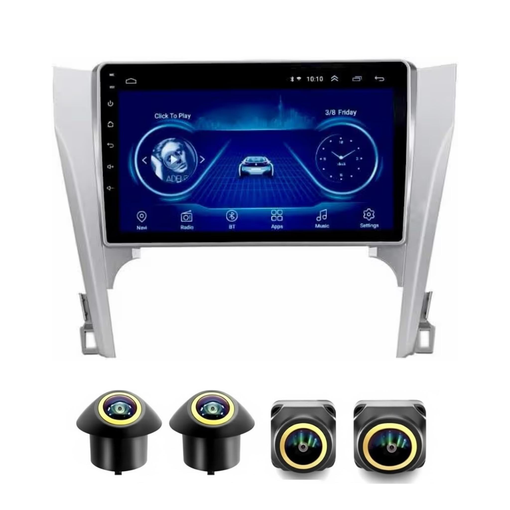 Android Car Stereo for TOYOTA CAMRY 2012-2014 10 Inch IPS.QLED Touch Screen with AHD Camera Included - Image 2