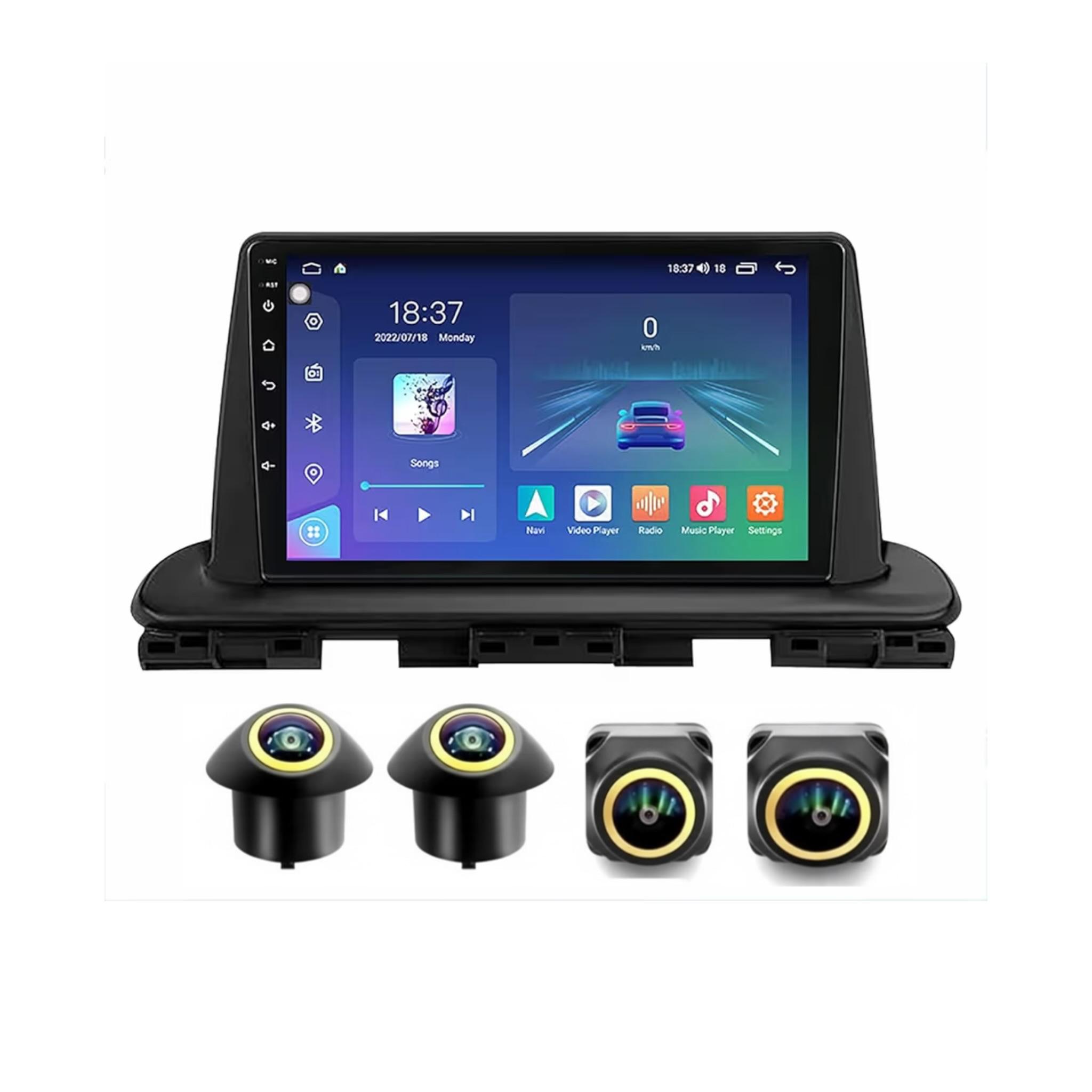 Android Car Stereo for KIA CERATO 4 Forte K3 2018-2021 9 Inch IPS.QLED Touch Screen with AHD Camera Included - Image 2