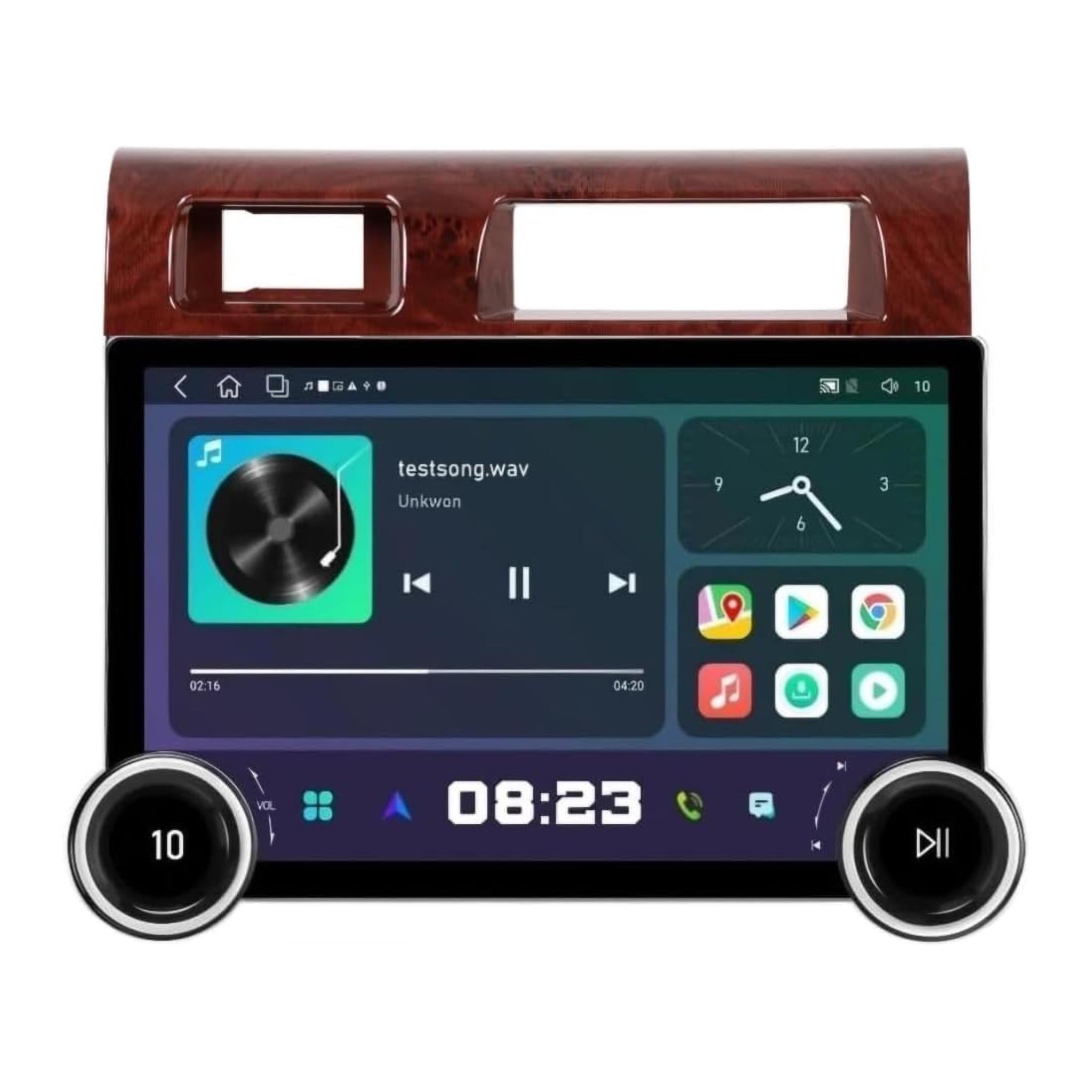 Diamond 2K WOOD Color Car Stereo Screen For Toyota Land Cruiser Pickup LC79 LC70 2007-2020 10.33" Inch IPS.QLED Touch Screen with AHD Camera Included