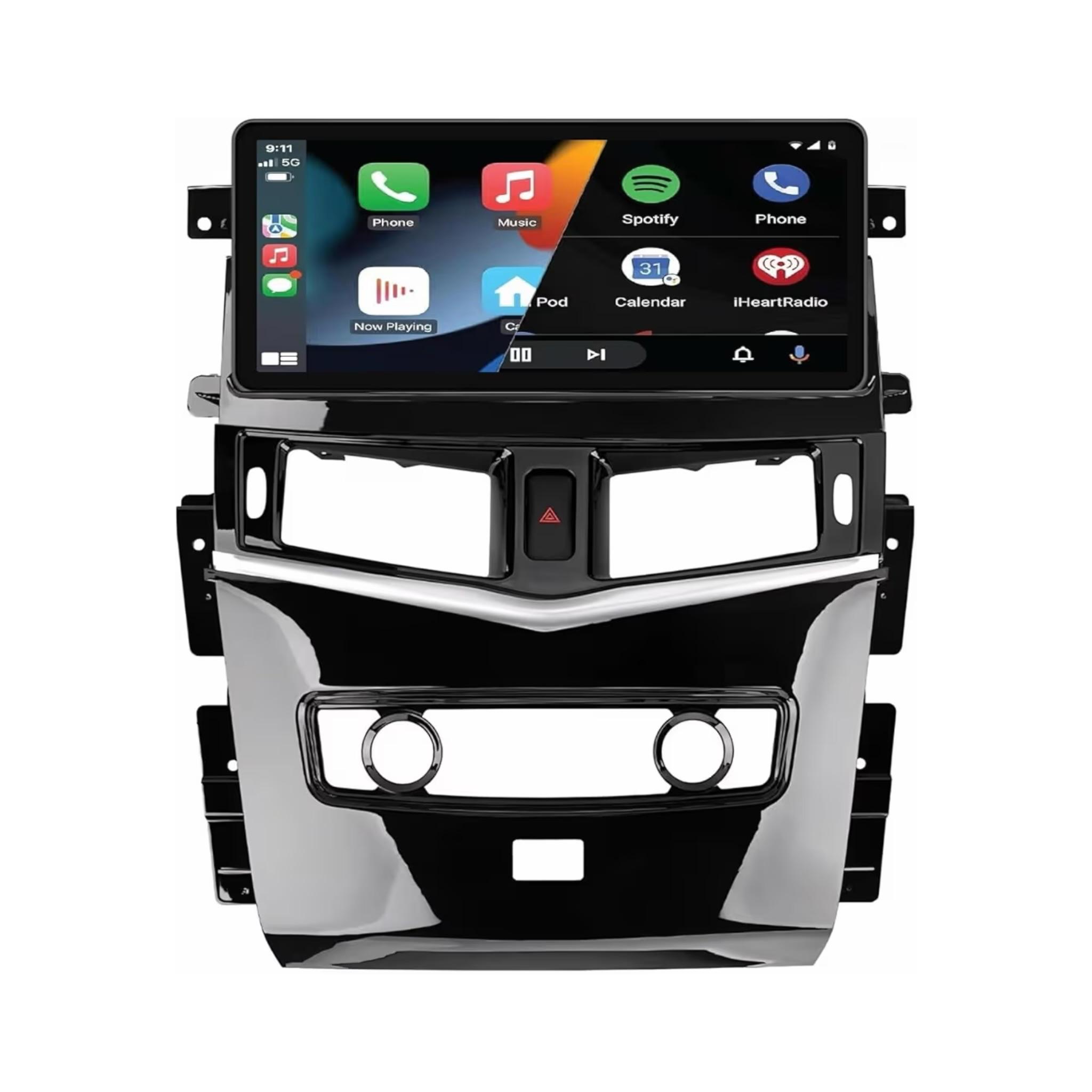 Android Car Stereo 12.3 Inch For Nissan Patrol Y62 2013-2020 IPS.QLED Touch Screen with AHD Camera Included