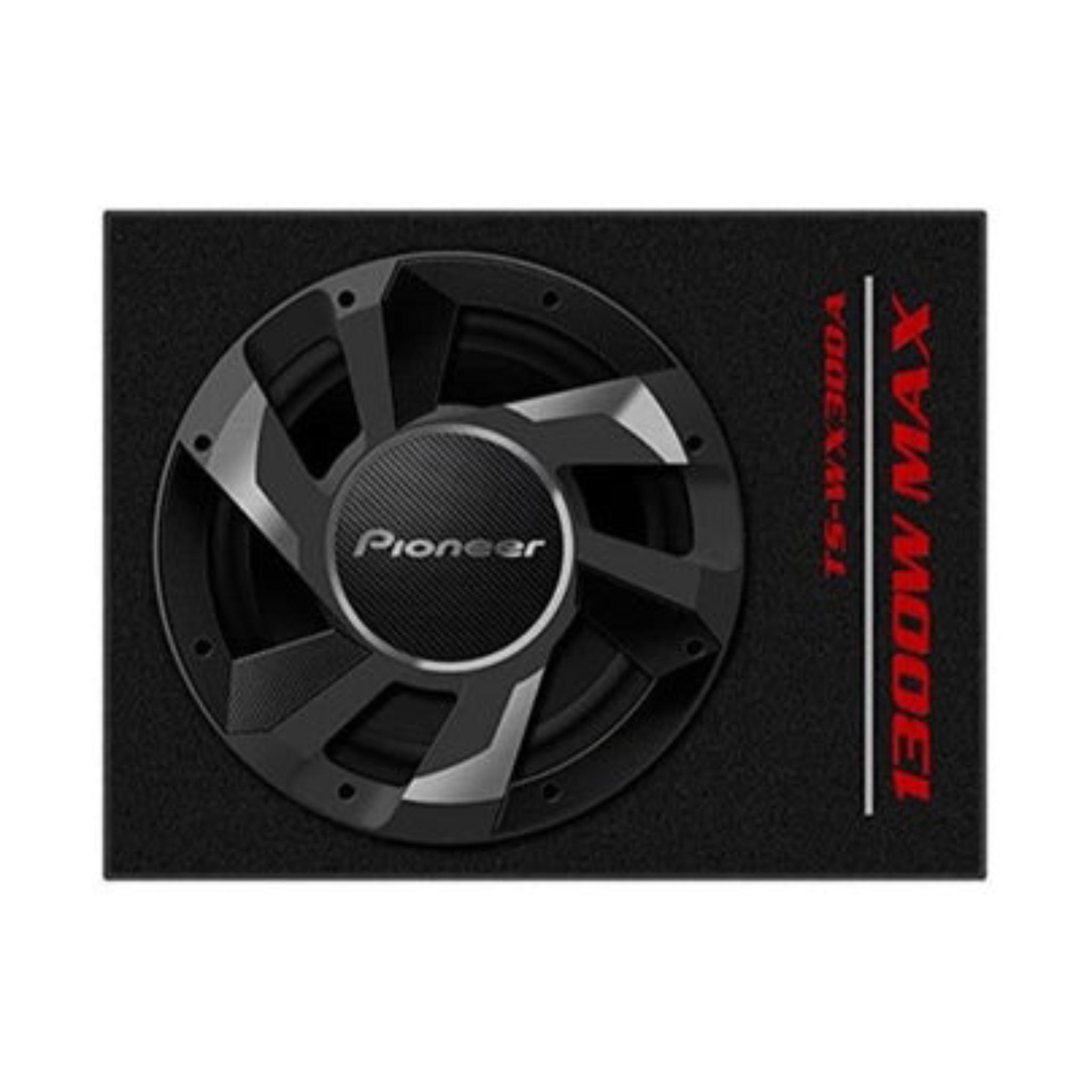 Pioneer TS-WX300A 30cm Powered Active Subwoofer with Class-D built-In Amplifier (1300 W) Single Voice Coil, Black