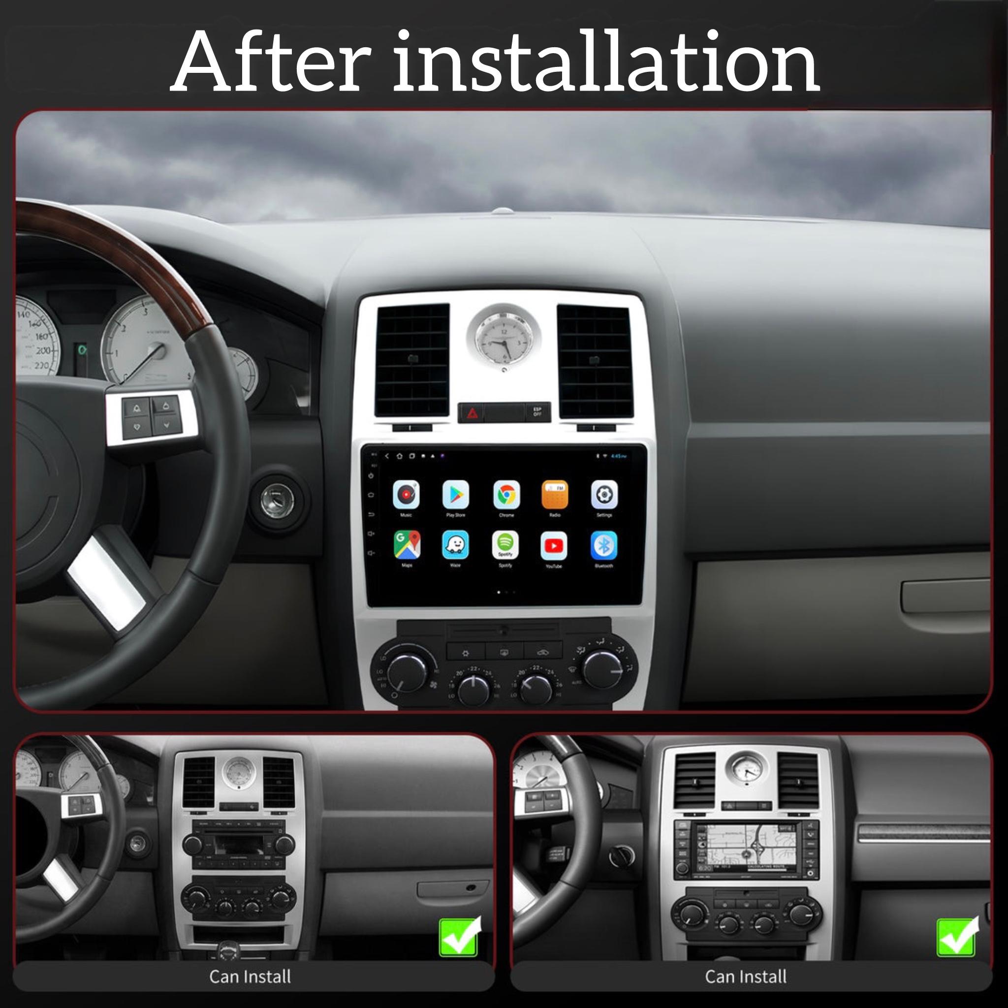 Android Car Stereo for Chrysler 300 2005-2010 9 Inch IPS.QLED Touch Screen with AHD Camera Included - Image 3