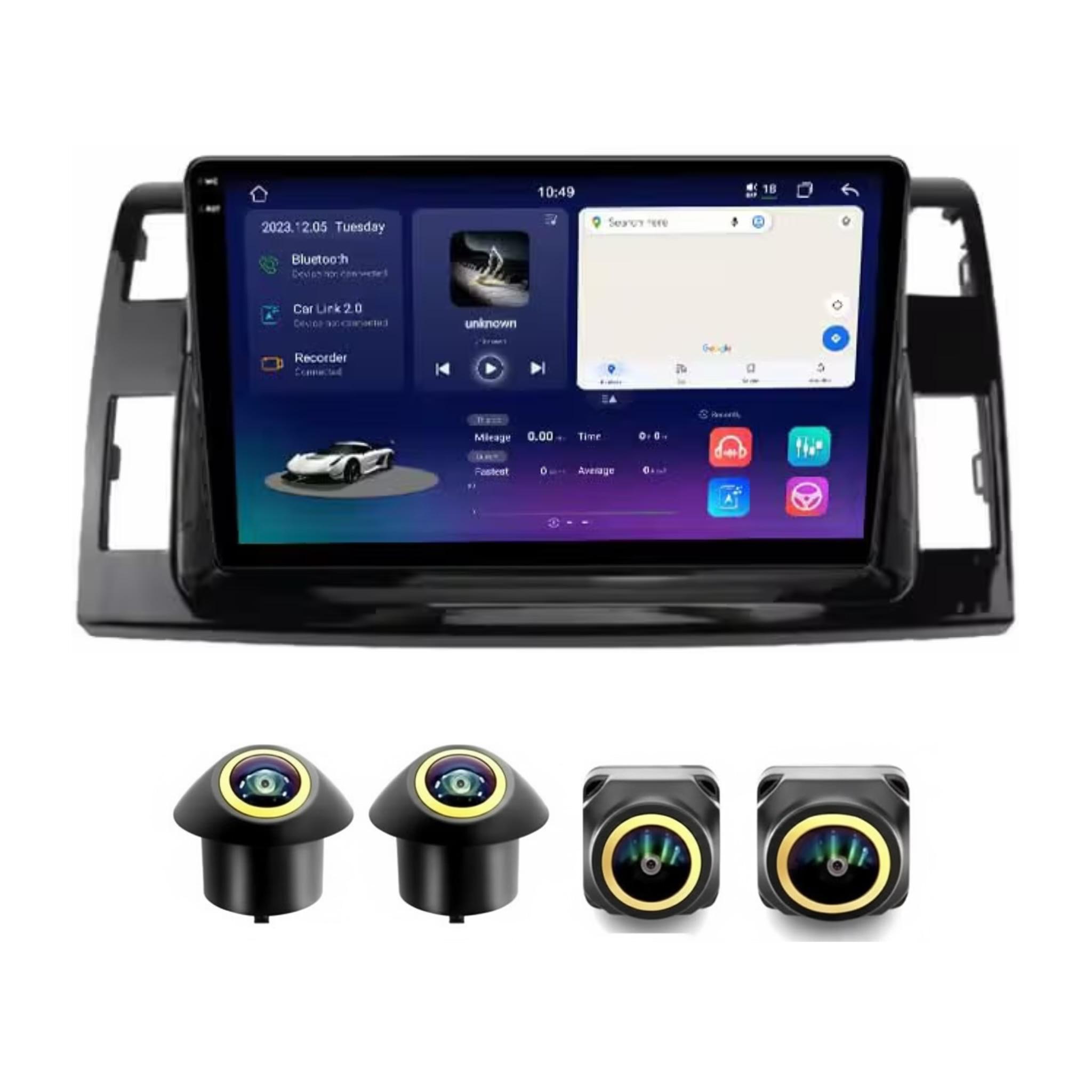 Android Car Stereo for Toyota Previa Estima Tarago 2006 10 Inch IPS.QLED Touch Screen with AHD Camera Included - Image 2