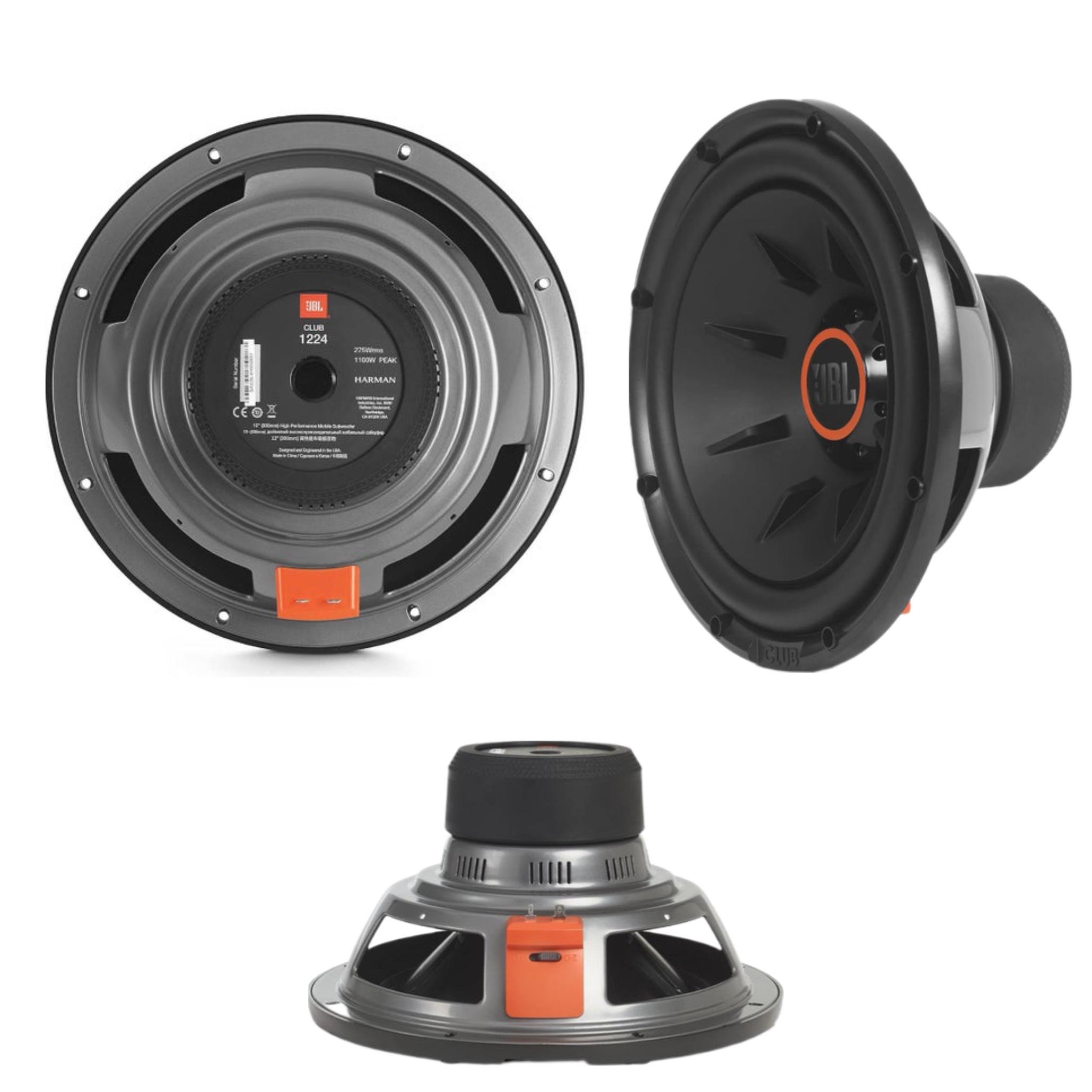 JBL Club 1224 12" Car Audio Subwoofer, compact design, high sensitivity - Image 2