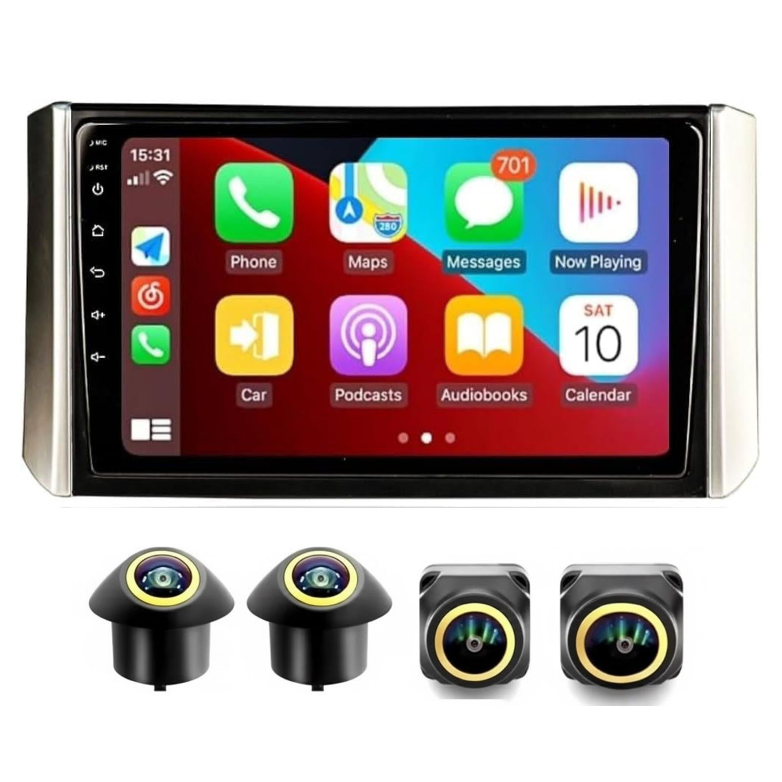 Android Car Stereo for Mitsubishi Xpander 2017-2021 9 Inch IPS.QLED Touch Screen with AHD Camera Included - Image 2