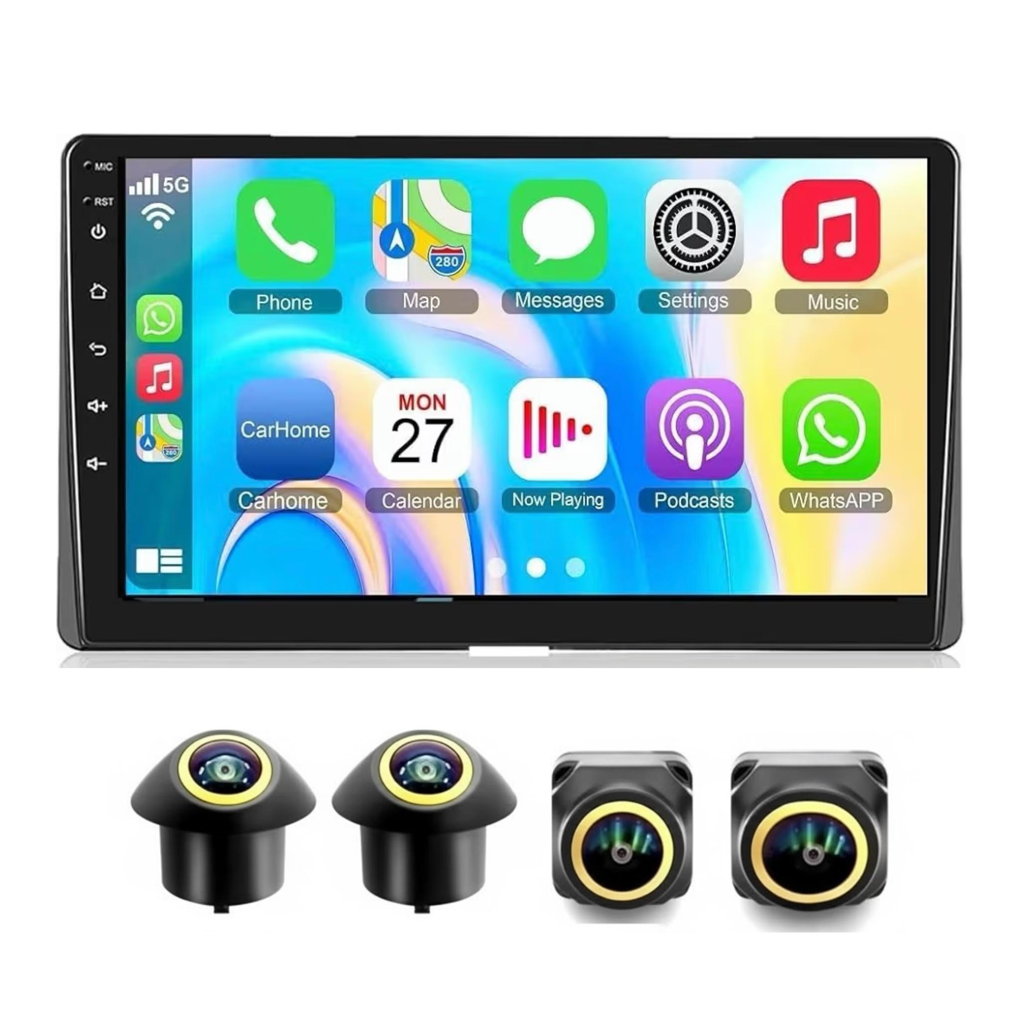 Android Car Stereo for Toyota Sienna 2014-2017 9 Inch IPS.QLED Touch Screen with AHD Camera Included - Image 2