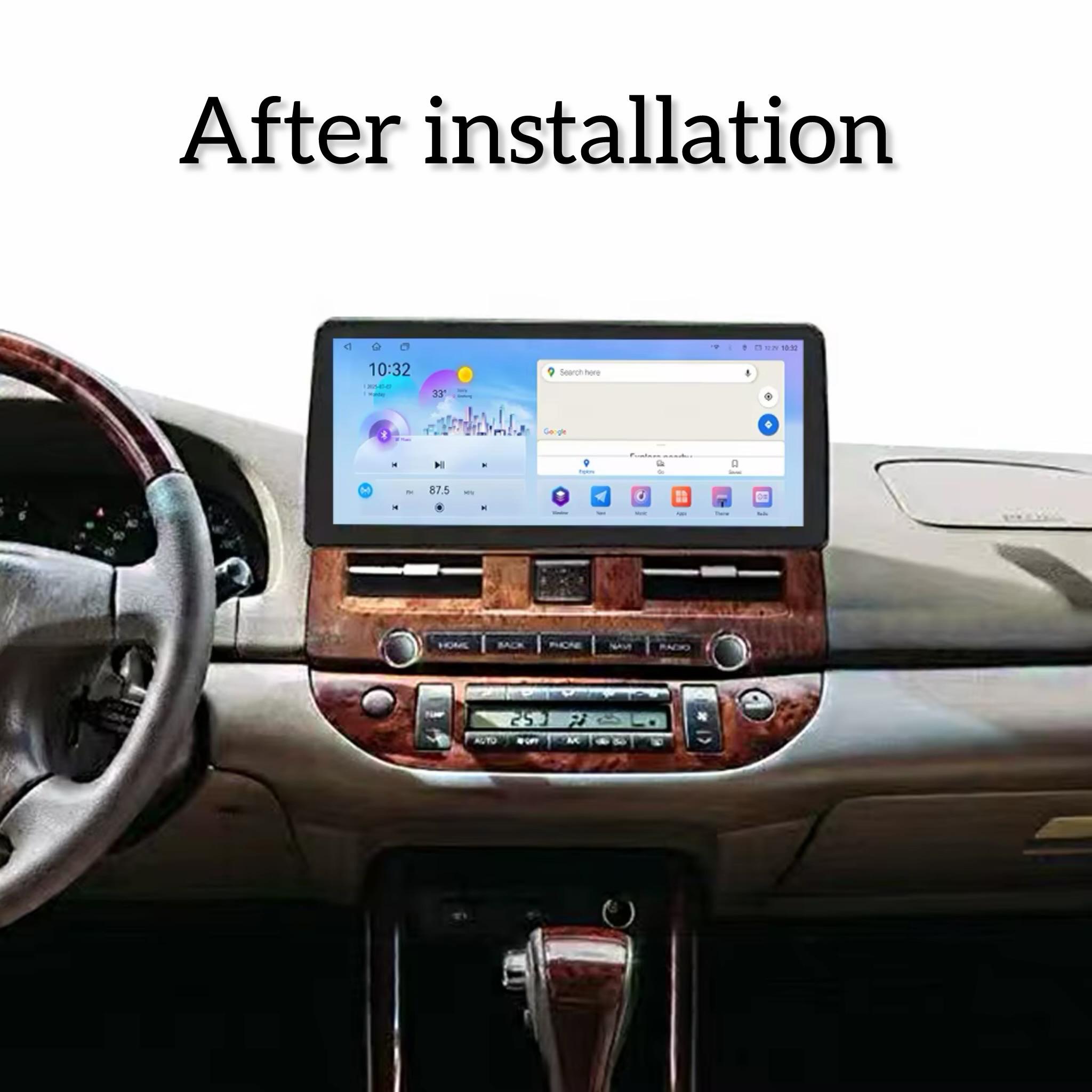 Android Car Stereo 12.3 Inch For Toyota Camry 2000-2003 IPS.QLED Touch Screen with AHD Camera Included - Image 2