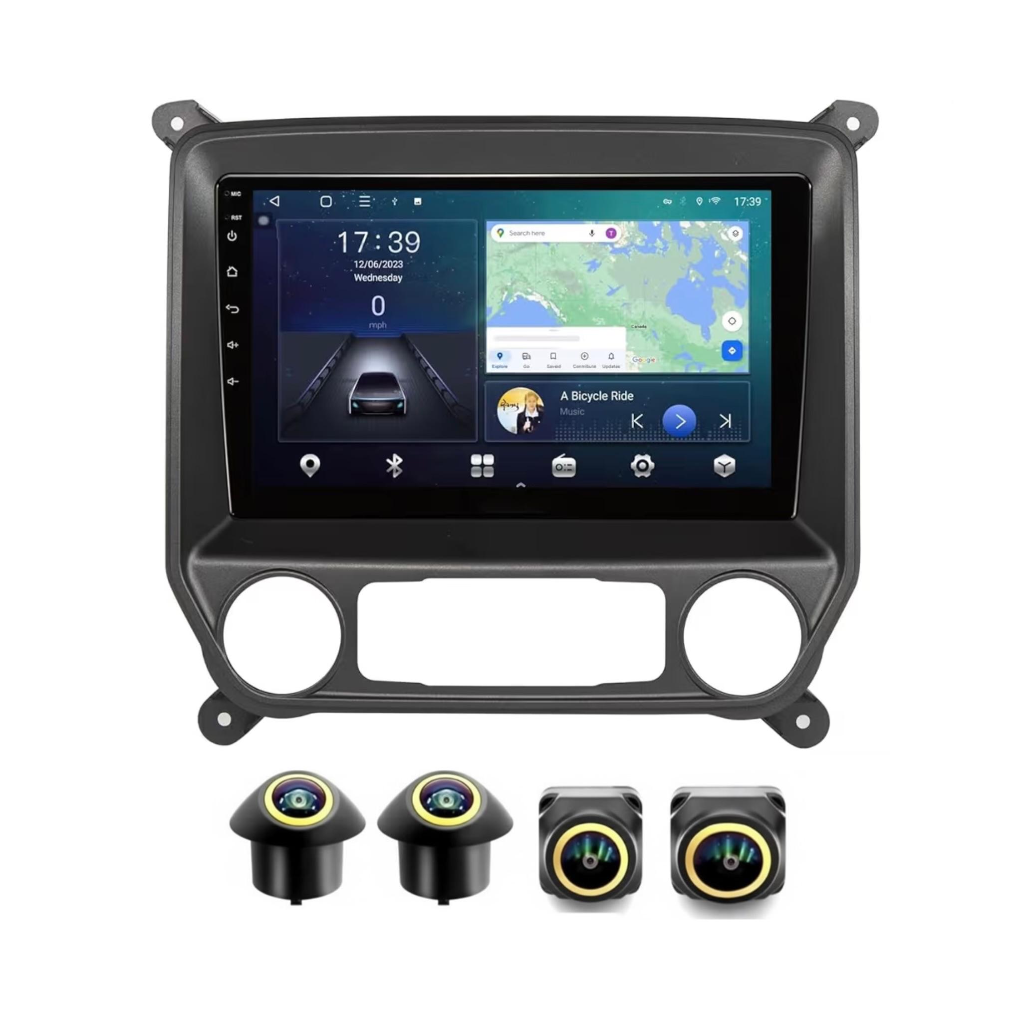 Android Car Stereo for GMC Sierra 2014-2018 10 Inch IPS.QLED Touch Screen with AHD Camera Included - Image 2