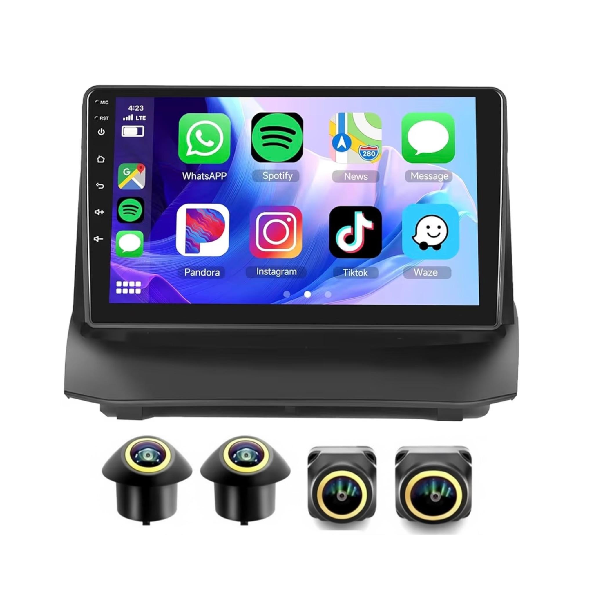 Android Car Stereo for Ford Fiesta 2009-2014 9 Inch IPS.QLED Touch Screen with AHD Camera Included - Image 2