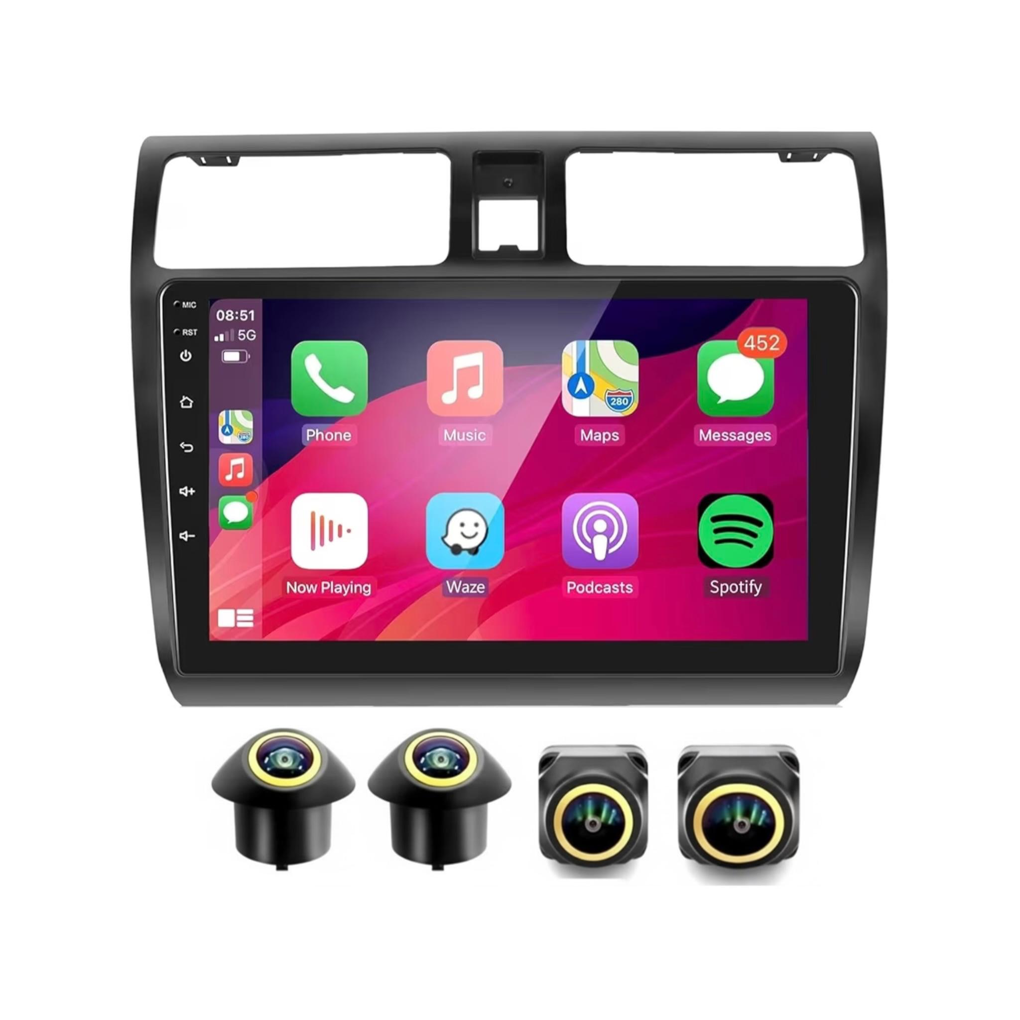 Android Car Stereo for Suzuki Swift 2005-2010 10 Inch IPS.QLED Touch Screen with AHD Camera Included - Image 2