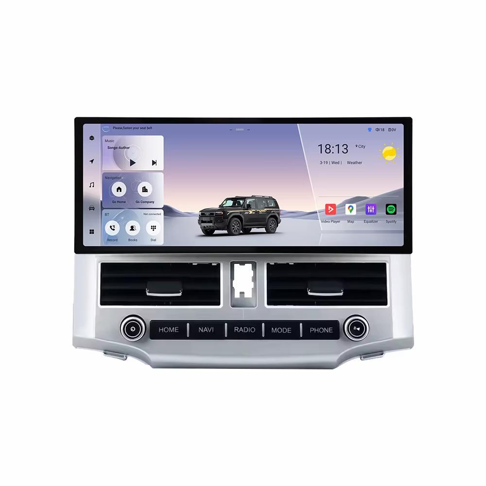 Android Car Stereo 12.3 Inch For Toyota 4 Runner 2007-2021 IPS.QLED Touch Screen with AHD Camera Included
