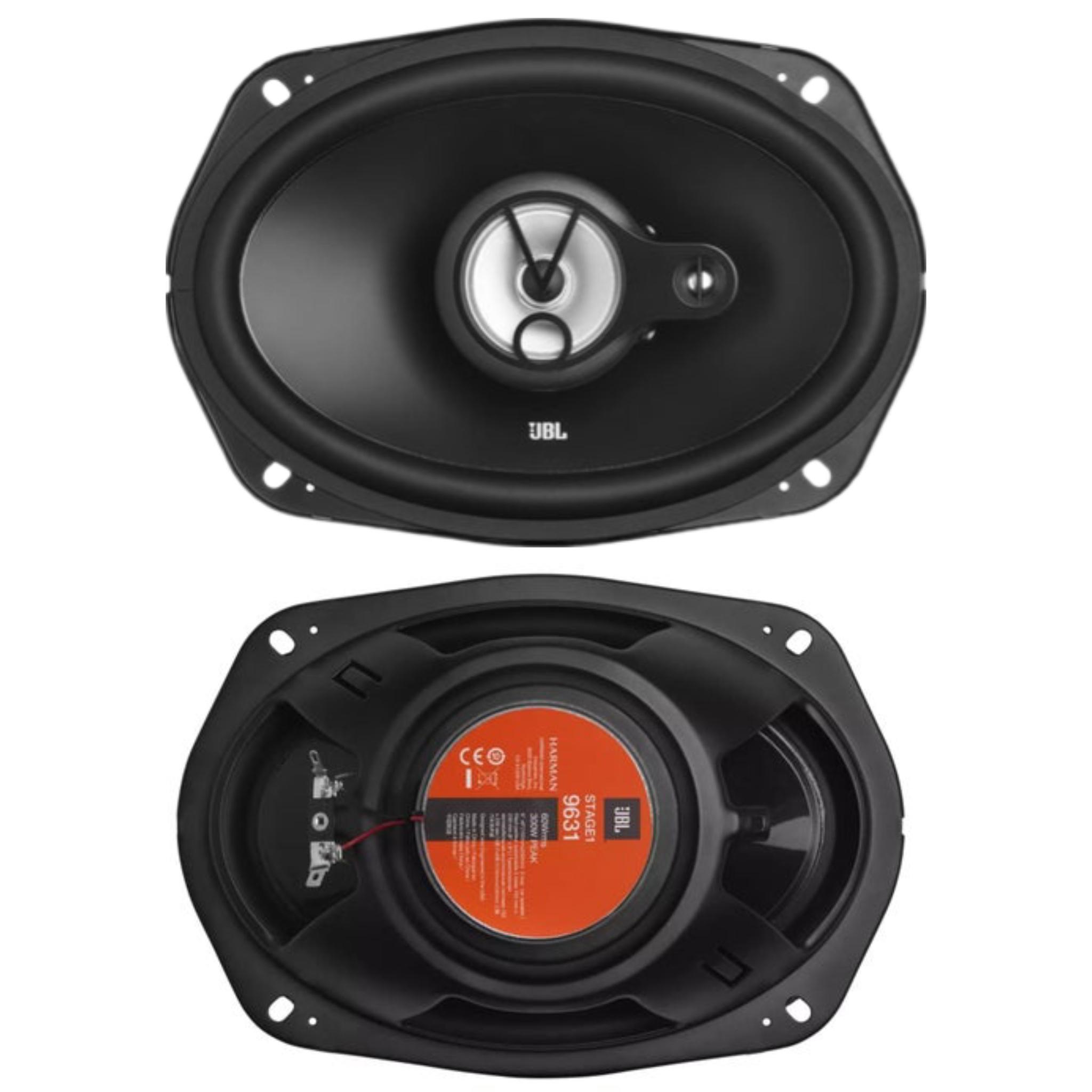 JBL Stage1 9631 3-Way Car Speaker Set by Harman Kardon - 300 Watt Oval Car HiFi Car Speaker Boxes 16.5 x 23 cm 6 x 9 Inches Black - Image 2