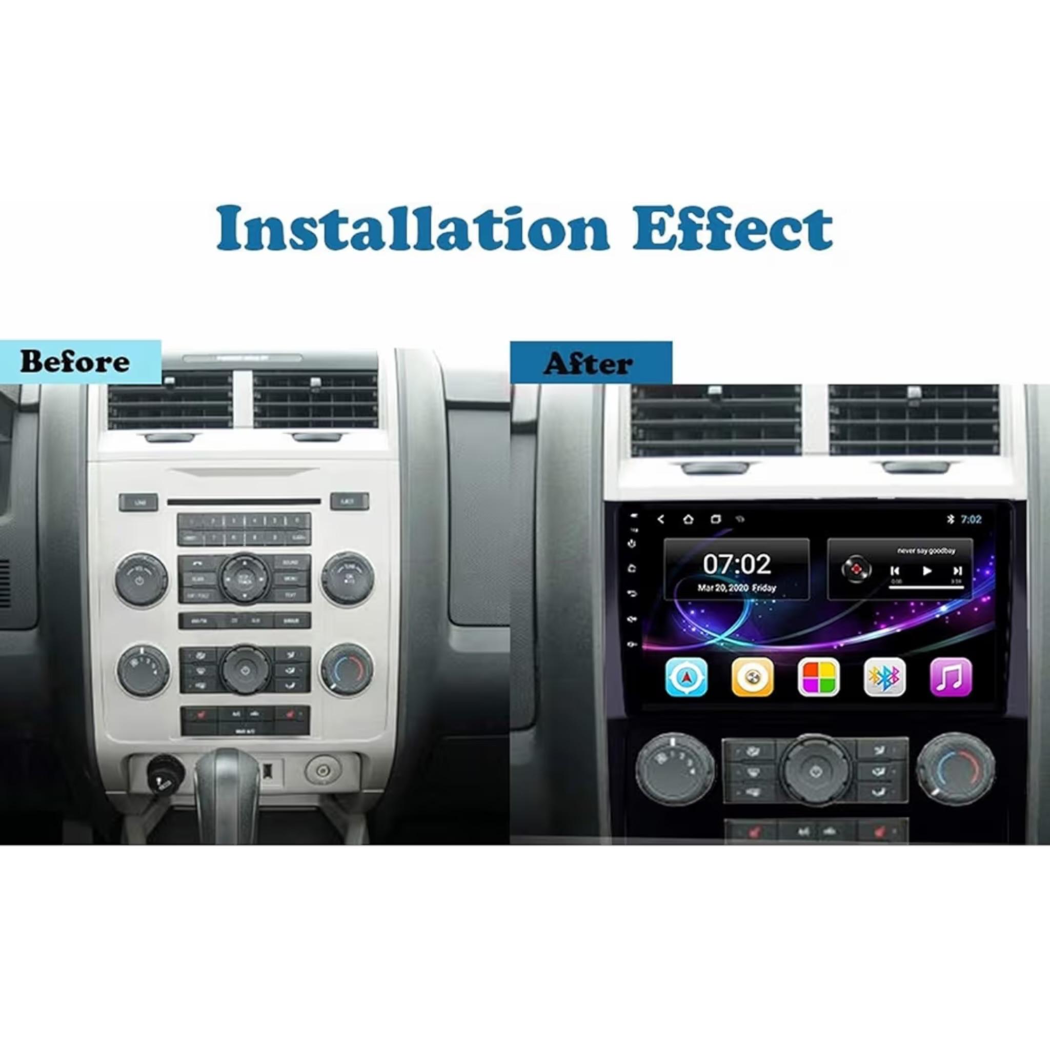 Android Car Stereo for Ford Escape 2007-2012 9 Inch IPS.QLED Touch Screen with AHD Camera Included - Image 3