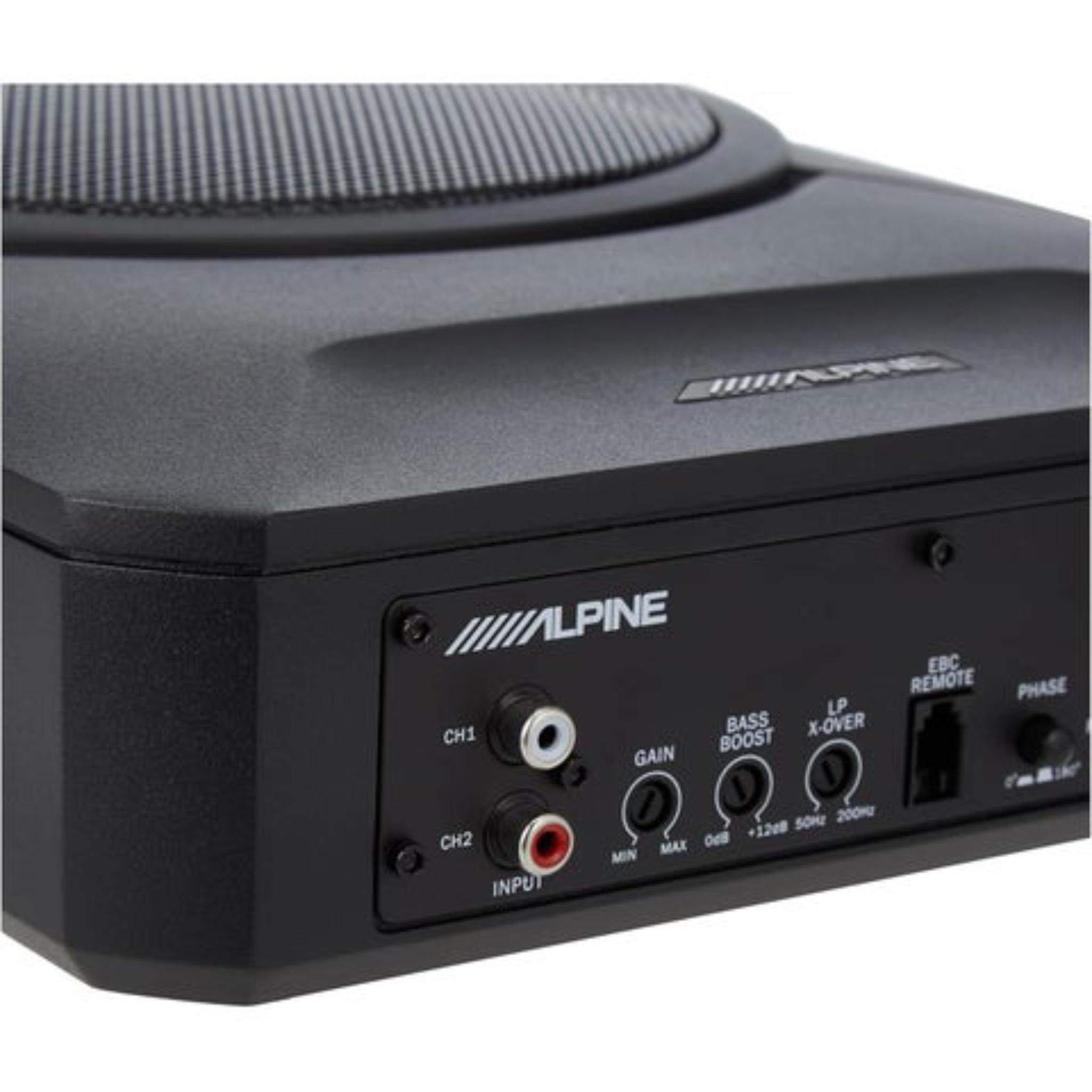 Alpine PWE-S800 8-INCH (20CM) POWERED SUBWOOFER BOX, RCA - Image 2