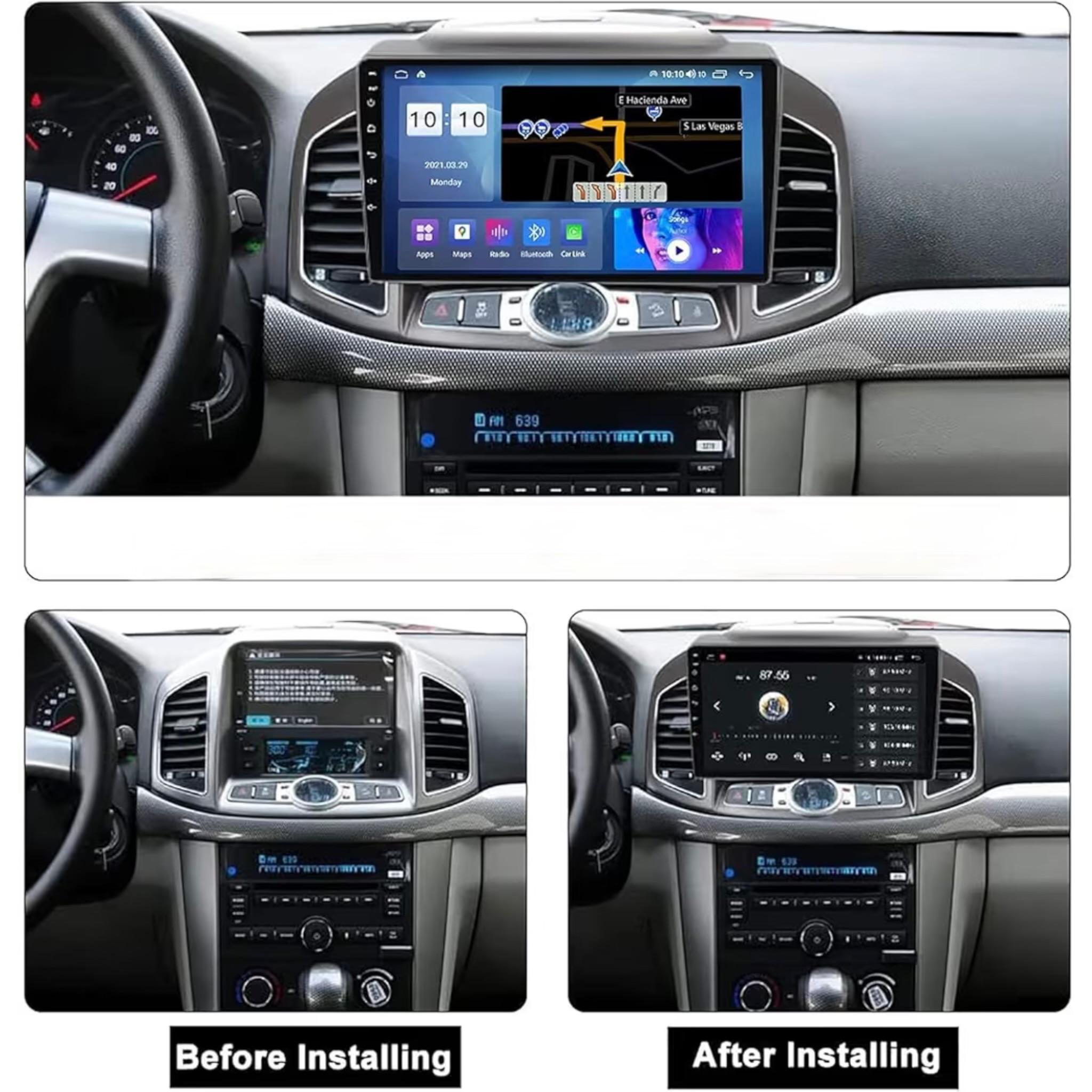 Android Car Stereo for Chevrolet Captiva 2010-2017 10 Inch IPS.QLED Touch Screen with AHD Camera Included - Image 3