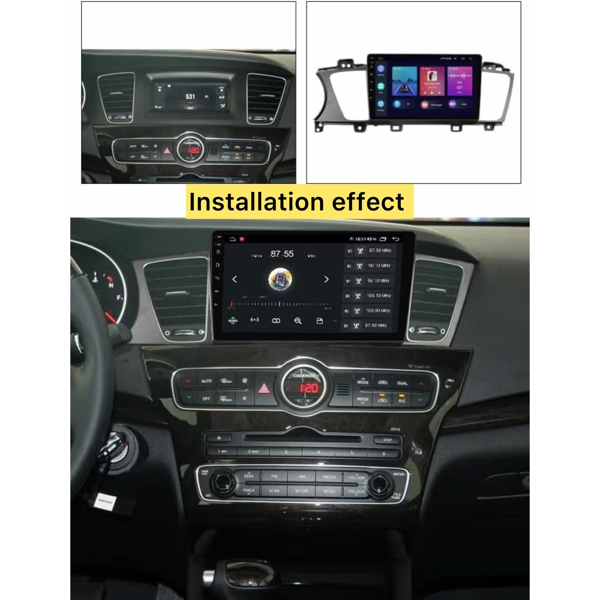 Android Car Stereo for KIA K7 Cadenza 2013-2017 9 Inch IPS.QLED Touch Screen with AHD Camera Included - Image 3