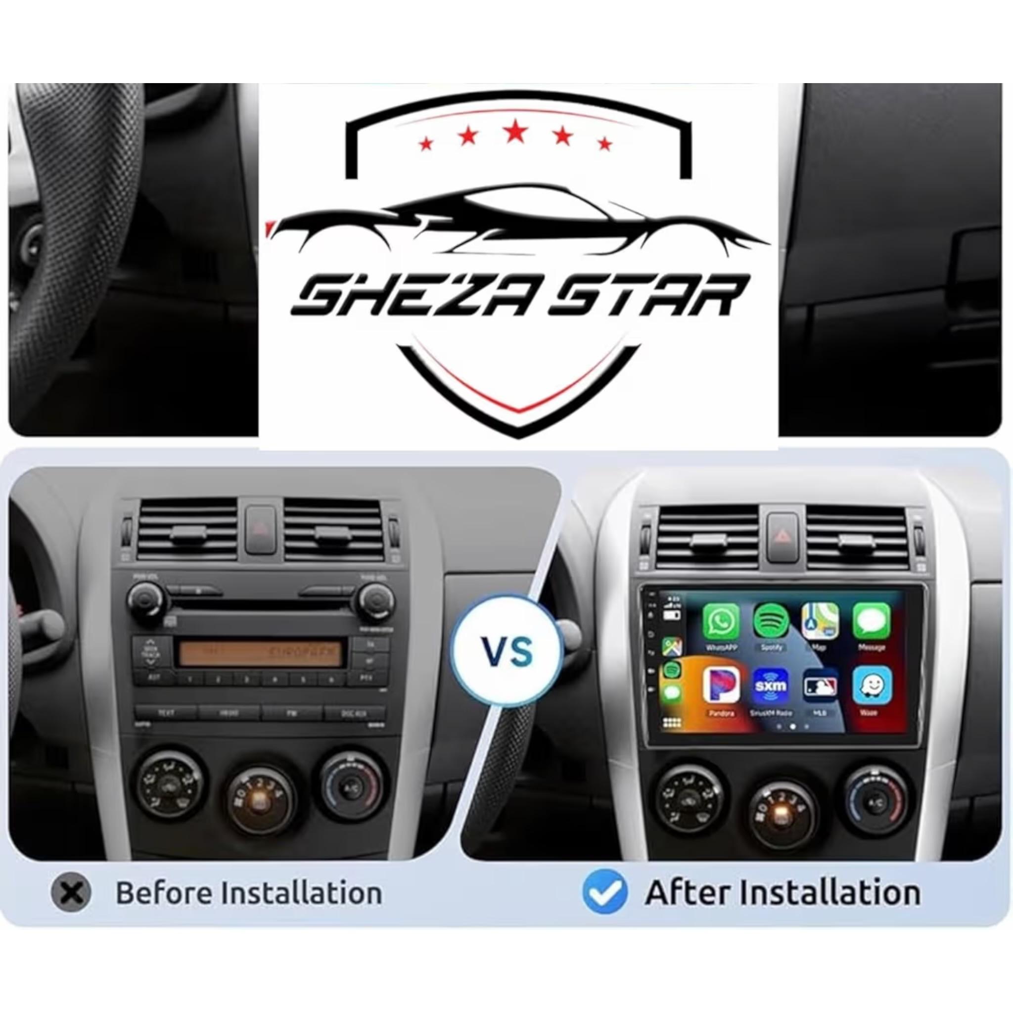 Android Car Stereo for Toyota Corolla 2007-2013 9 Inch IPS.QLED Touch Screen with AHD Camera Included - Image 3