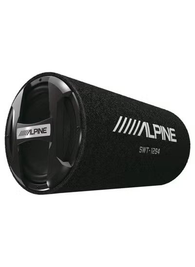 Alpine SWT-12S4 1500W Max (300W RMS) Single 12" Sealed Subwoofer Tube Enclosure