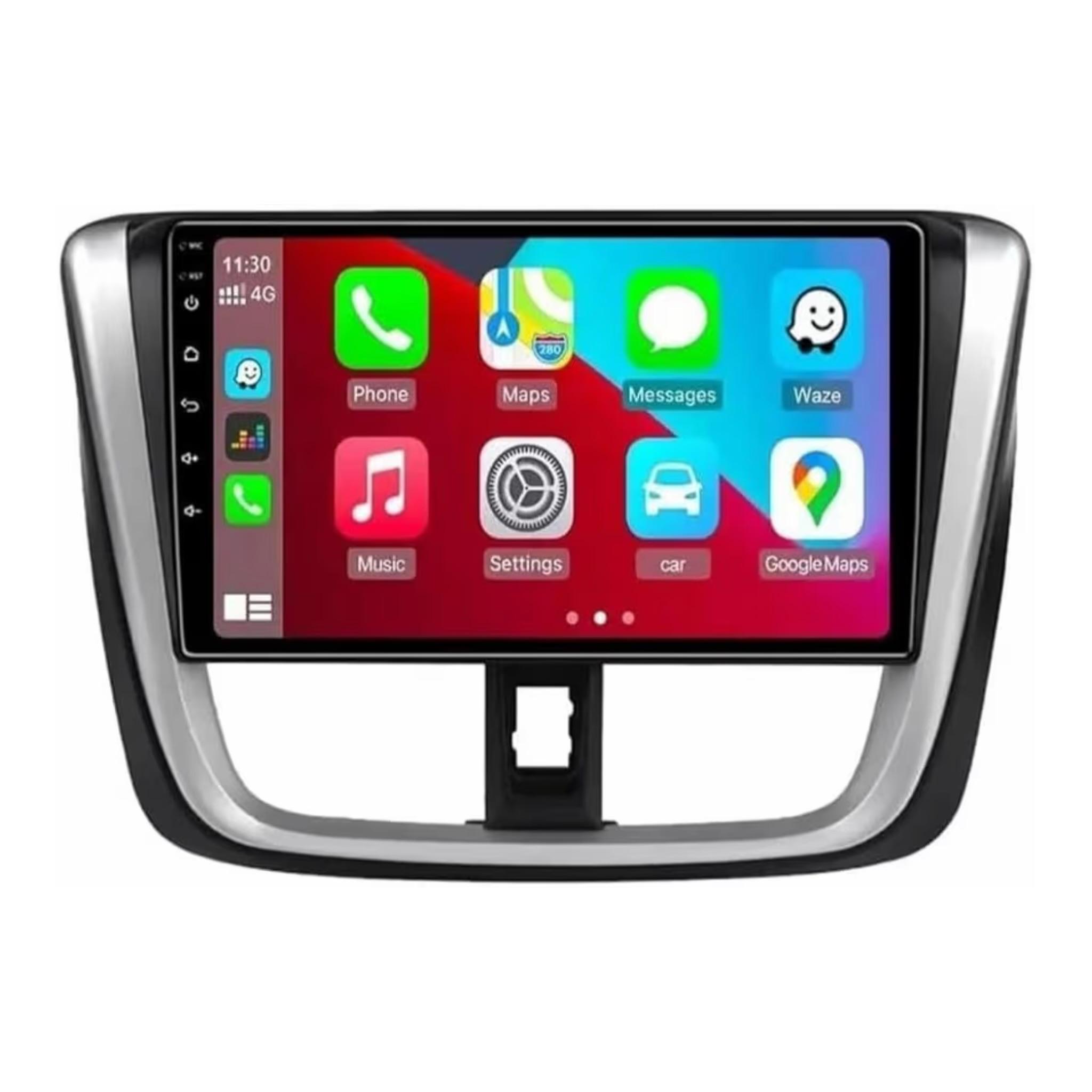 Android Car Stereo for Toyota Yaris/Vios 2016 2017 10 Inch IPS.QLED Touch Screen with AHD Camera Included