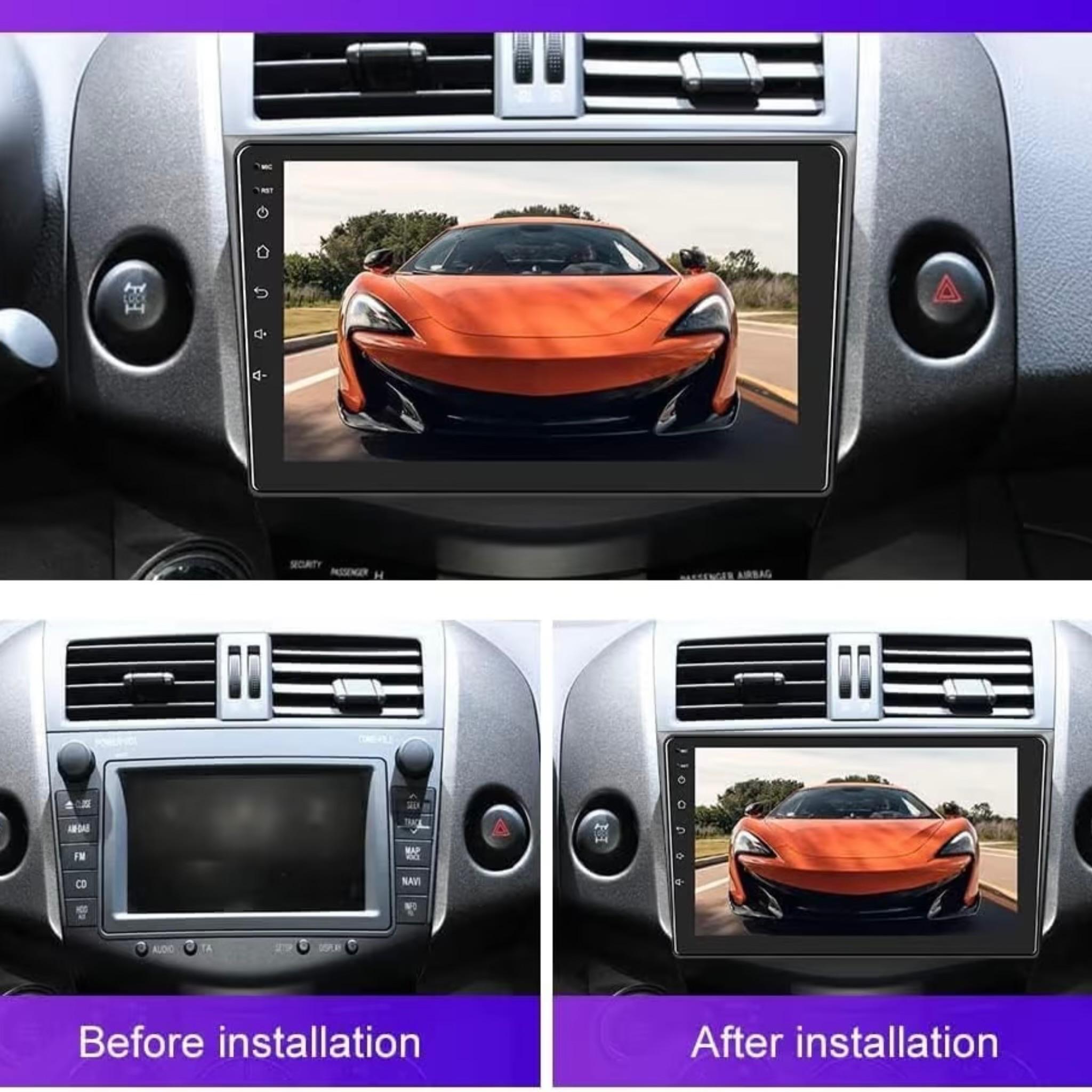 Android Car Stereo for Toyota RAV4 2007-2011 9 Inch IPS.QLED Touch Screen with AHD Camera Included - Image 3