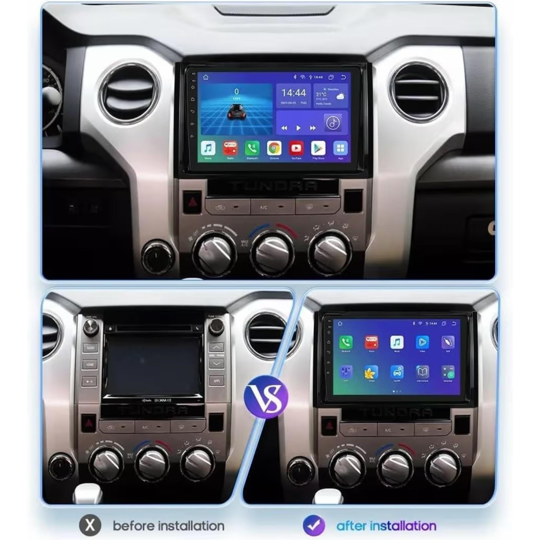 Android Car Stereo for Toyota Tundra 2014-2021 9 Inch IPS.QLED Touch Screen with AHD Camera Included - Image 3