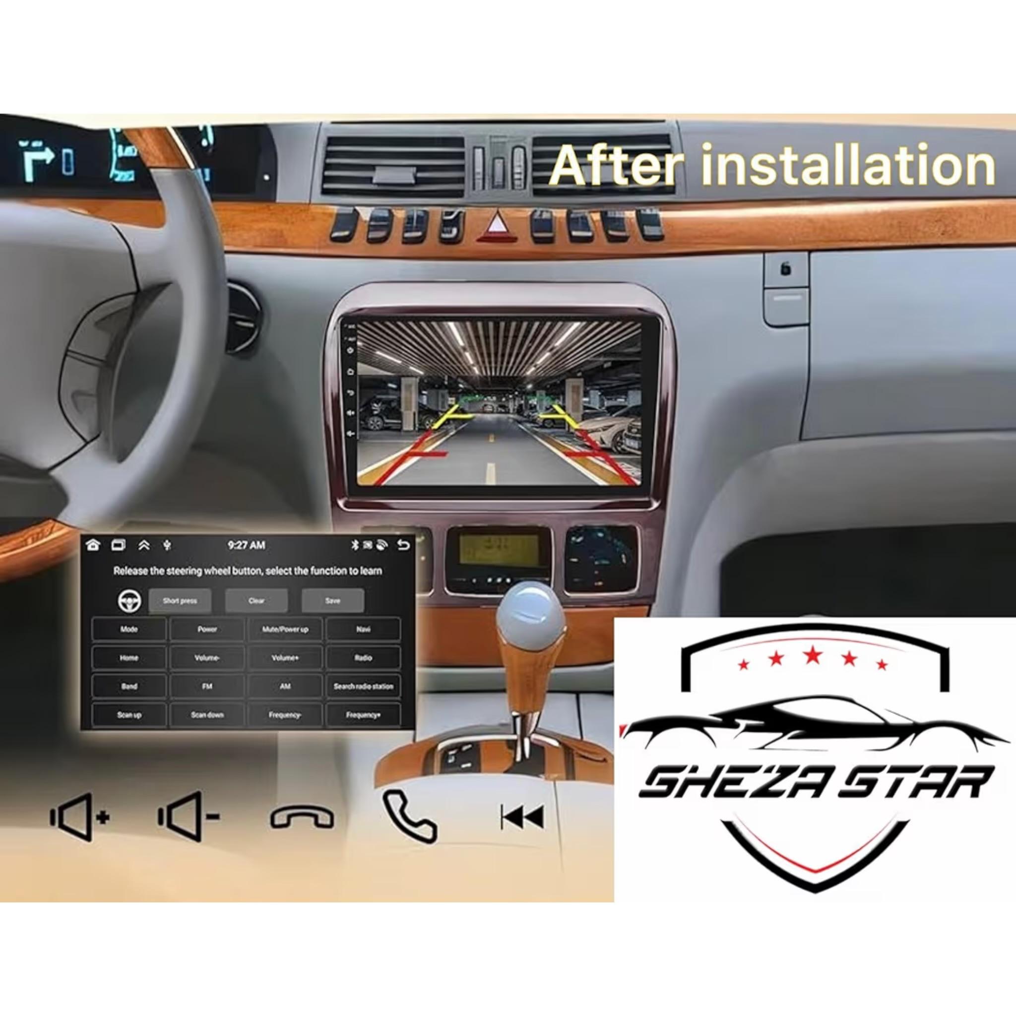 Android Car Stereo for Mercedes Benz S Class W220 VV220 1998-2005 9 Inch IPS.QLED Touch Screen with AHD Camera Included - Image 3