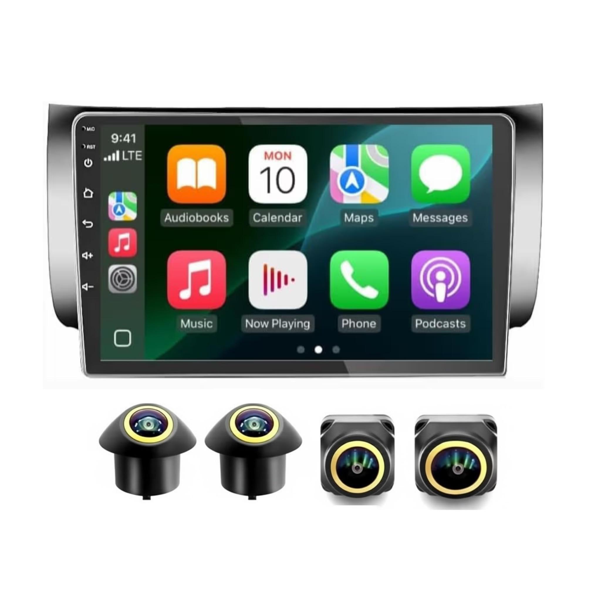 Android Car Stereo for Nissan Sentra Tiida 2012-2019 10 Inch IPS.QLED Touch Screen with AHD Camera Included - Image 2