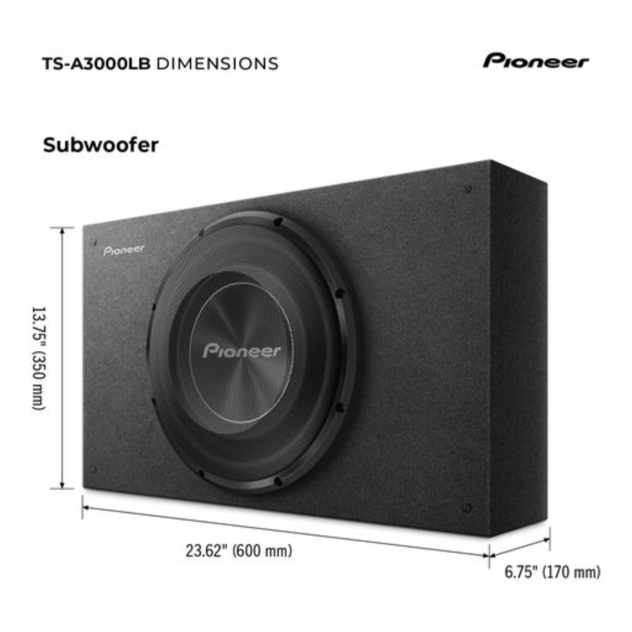 Pioneer Car Speaker TS-A3000LB 12" Shallow Box Type Component Subwoofer - Image 2