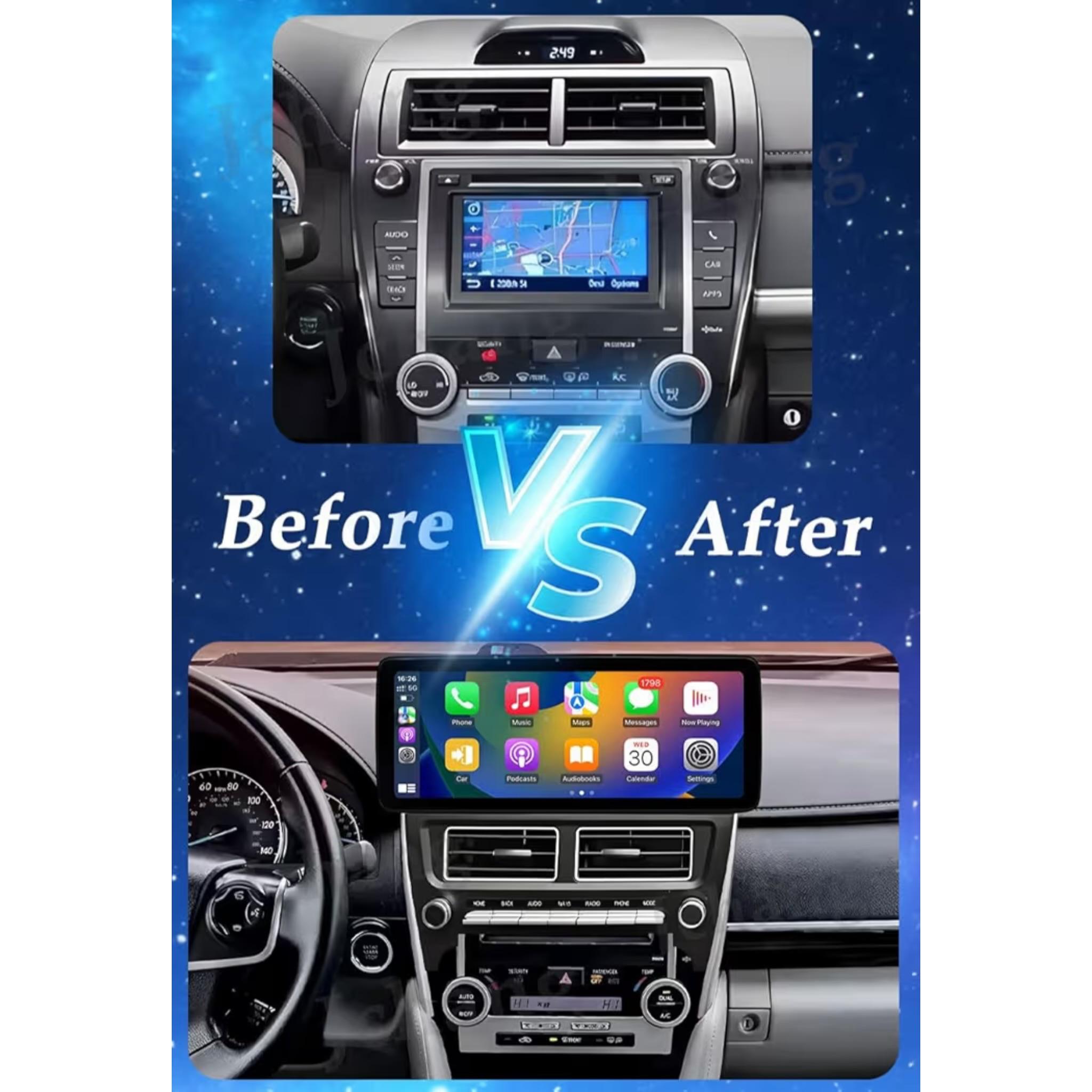 Android Car Stereo 12.3 Inch For Toyota Camry 2012-2014 IPS.QLED Touch Screen with AHD Camera Included - Image 2