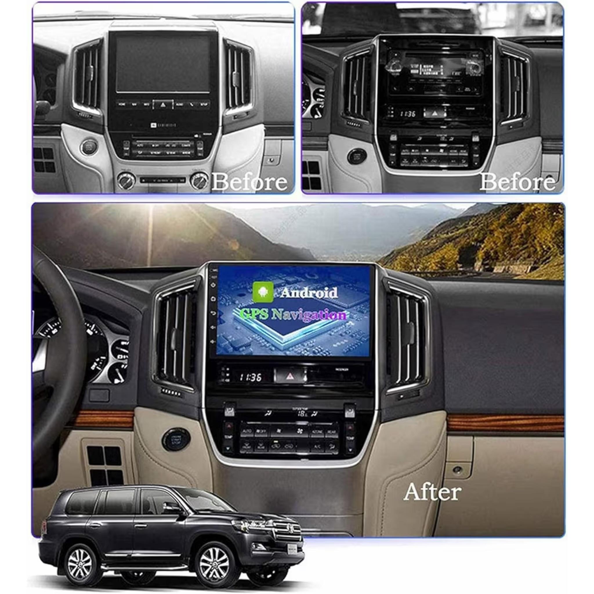 Android Car Stereo for Toyota Land Cruiser 2016-2020 10 Inch IPS.QLED Touch Screen with AHD Camera Included - Image 3