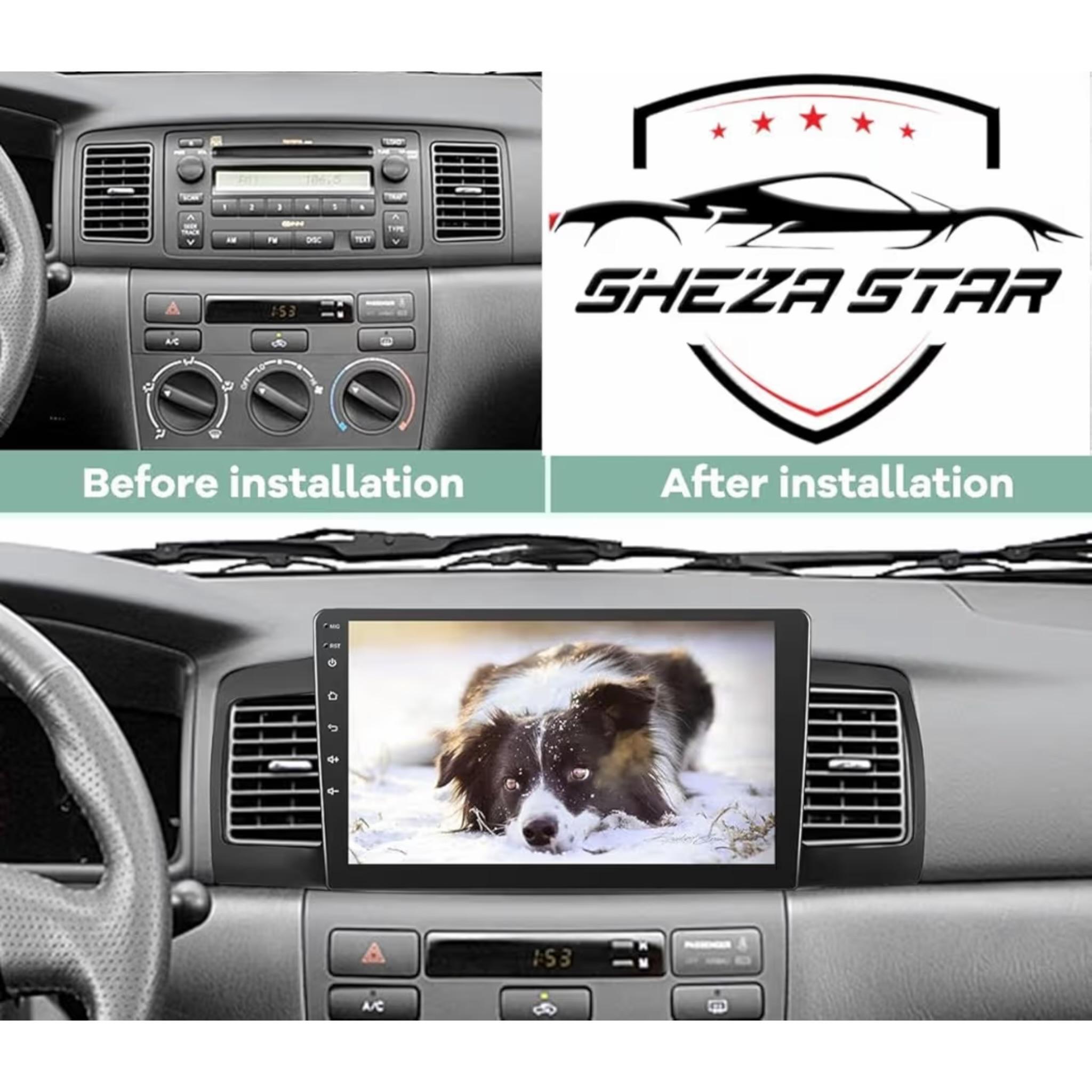 Android Car Stereo for Toyota Corolla EX 2005-2012 9 Inch IPS.QLED Touch Screen with AHD Camera Included - Image 3