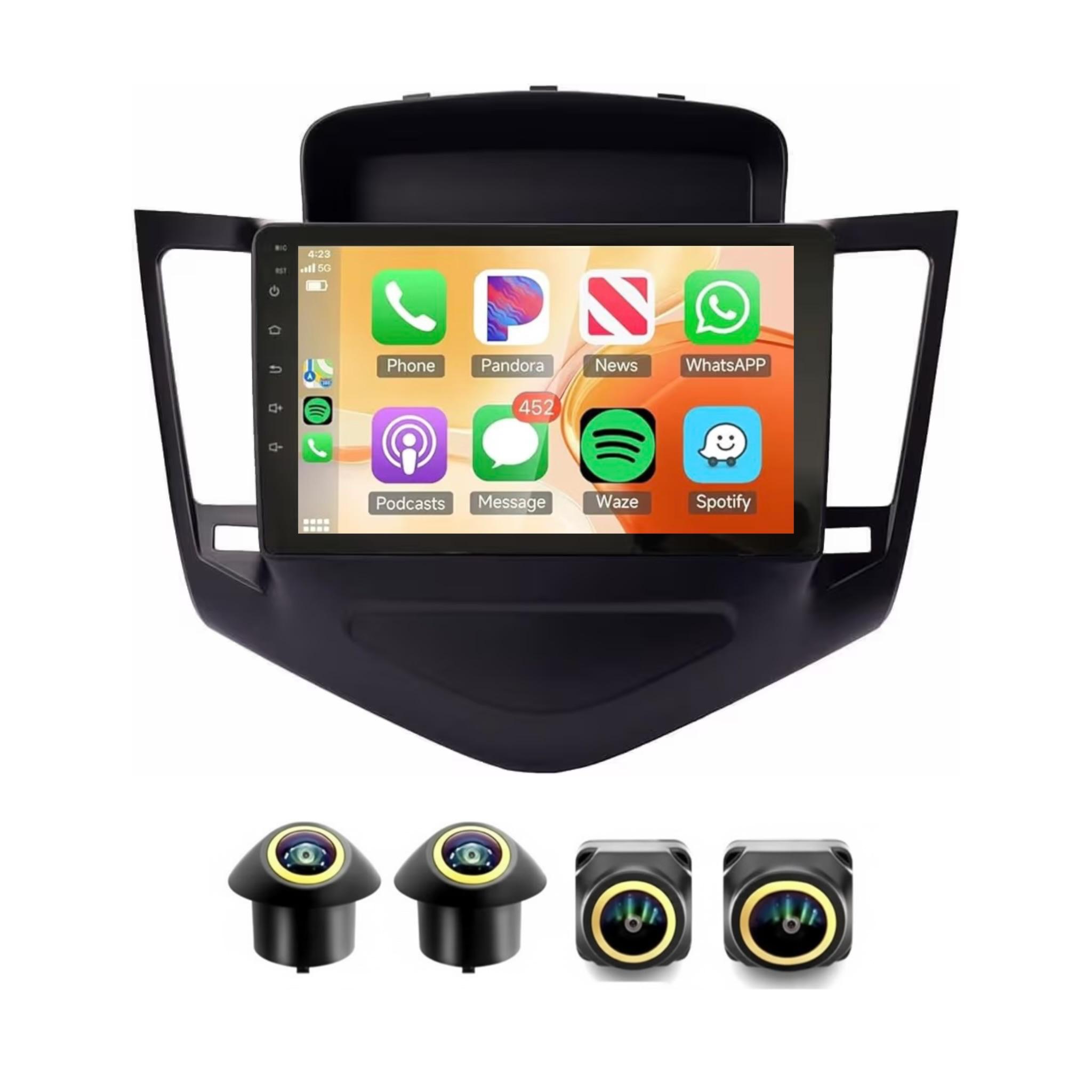 Android Car Stereo for Chevrolet Cruze 2009-2015 9 Inch IPS.QLED Touch Screen with AHD Camera Included - Image 2