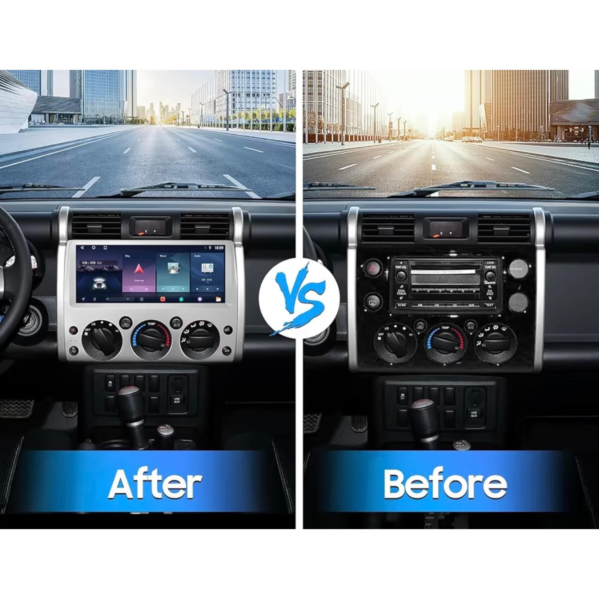 Android Car Stereo 12.3 Inch For Toyota FJ Cruiser 2006-2021 IPS.QLED Touch Screen with AHD Camera Included - Image 2