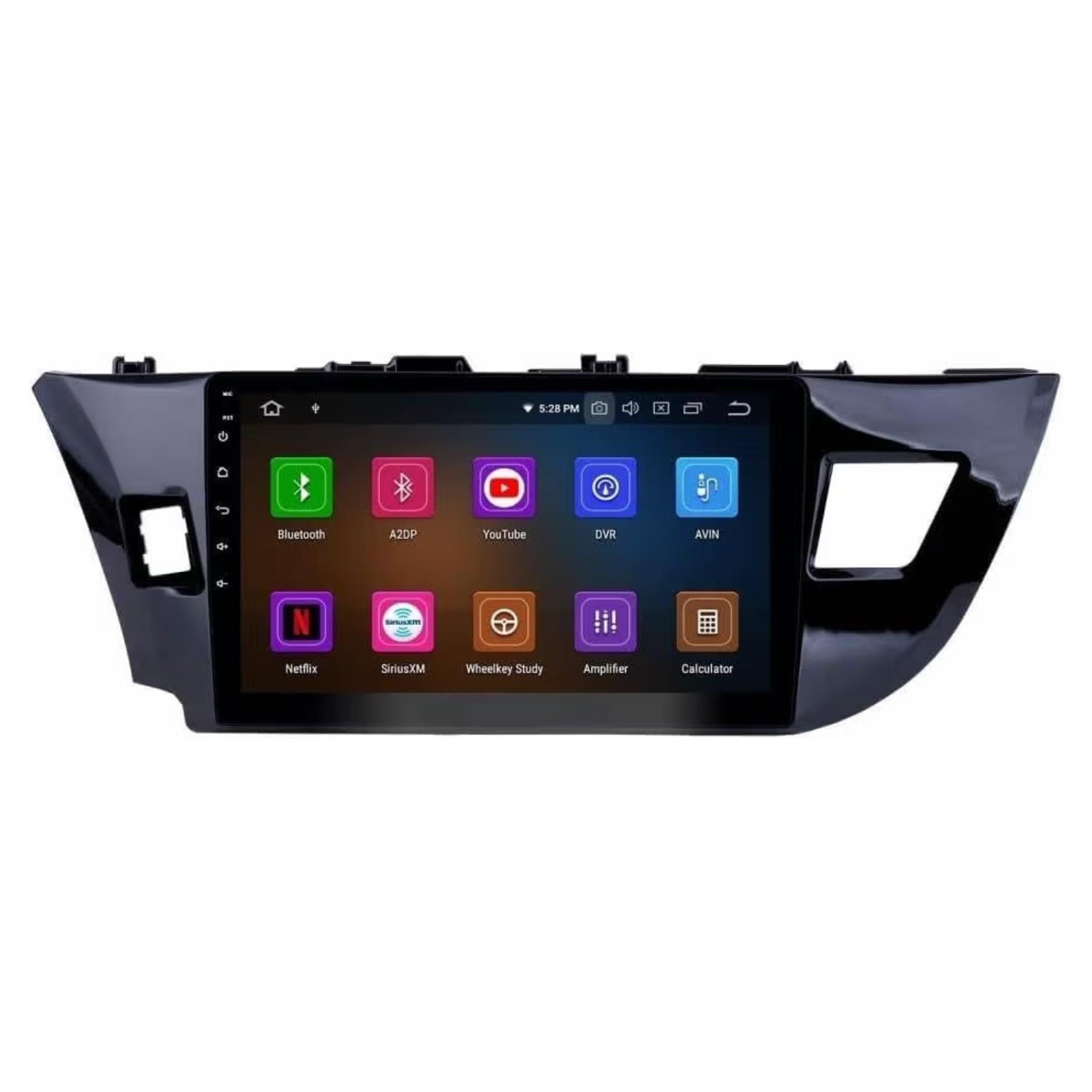Android Car Stereo for Toyota Corolla 2014-2016 10 Inch IPS.QLED Touch Screen with AHD Camera Included