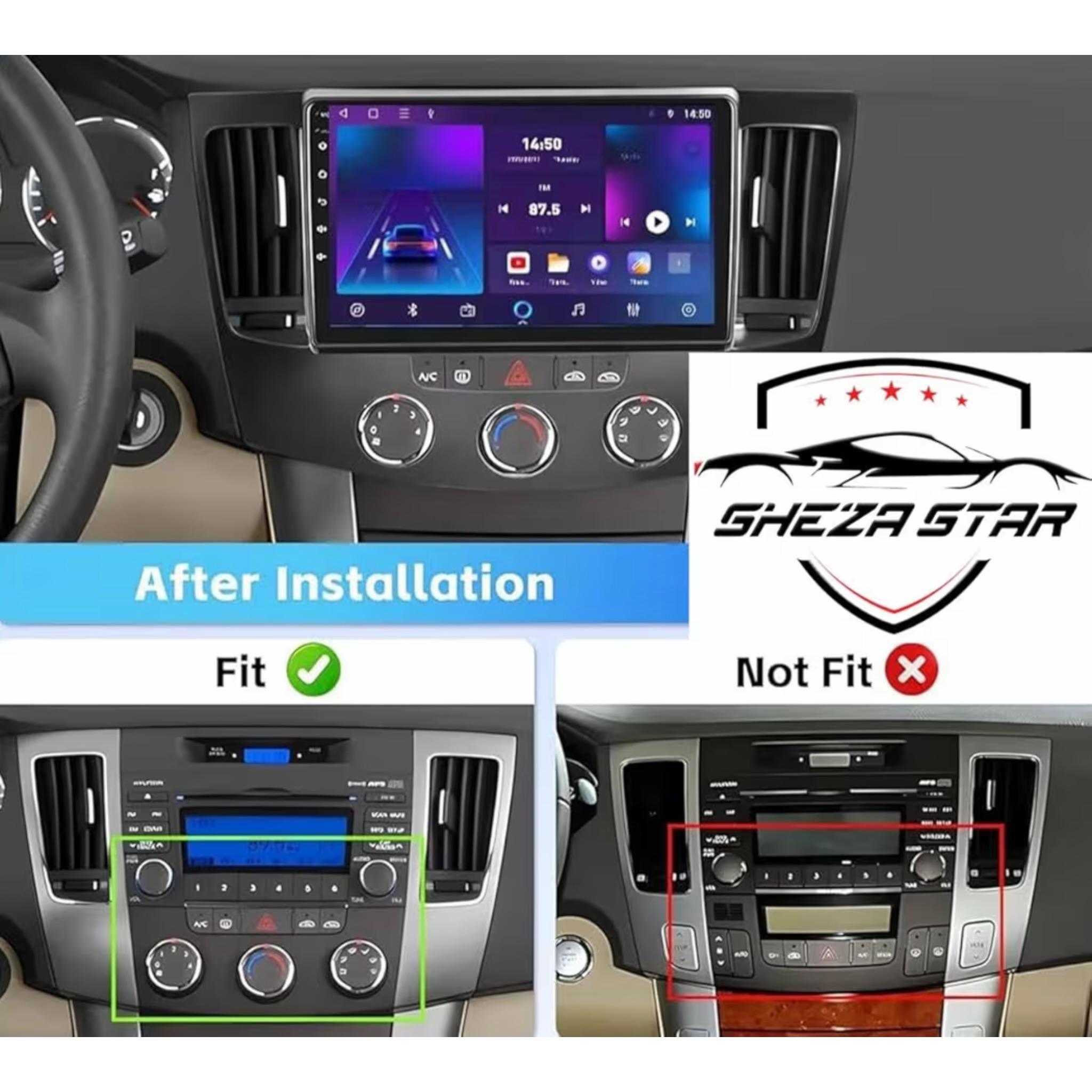 Android Car Stereo for Hyundai Sonata NF 2009-2010 (Manual AC) 9 Inch IPS.QLED Touch Screen with AHD Camera Included - Image 3