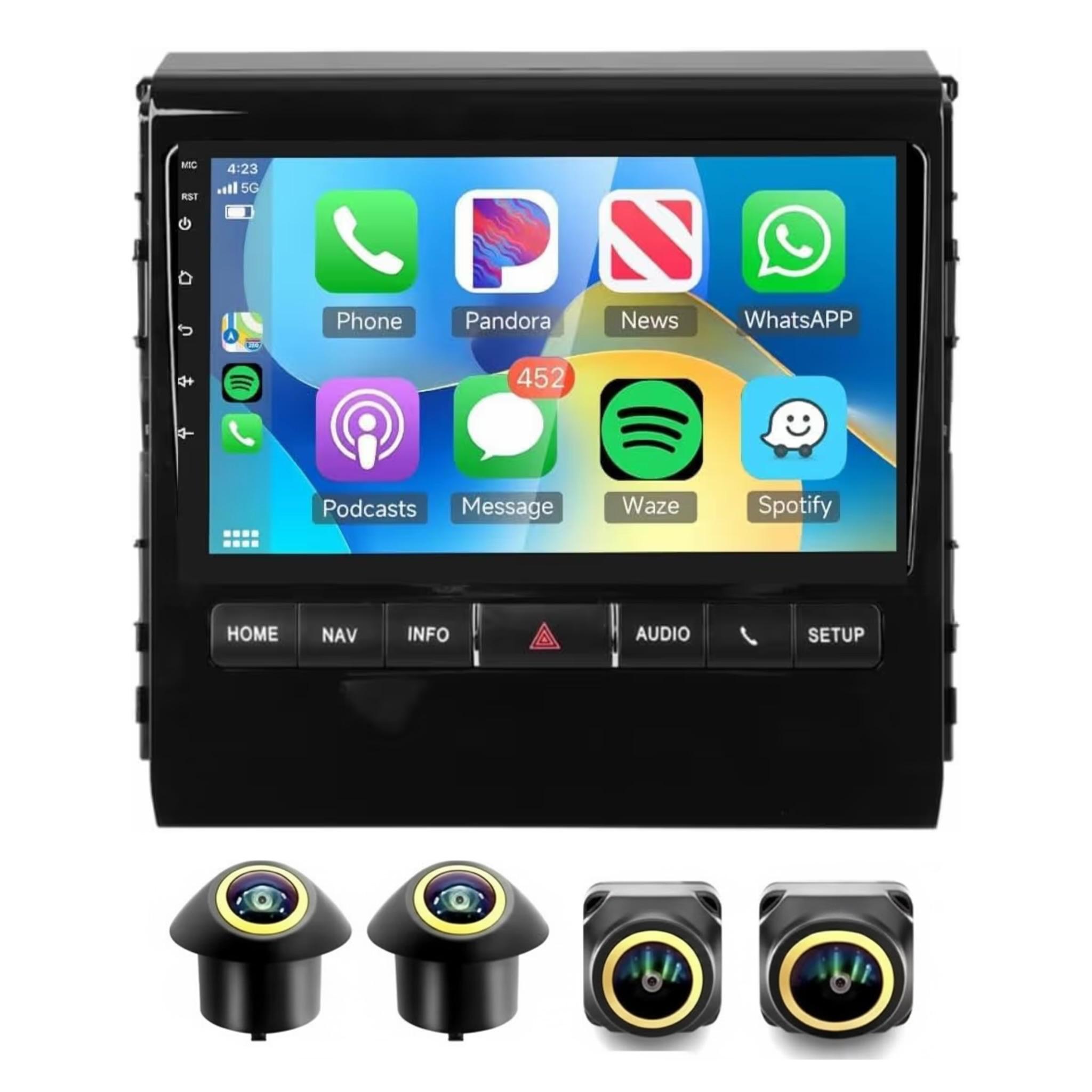 Android Car Stereo for Toyota Land Cruiser VXR 2016-2021 9 Inch IPS.QLED Touch Screen with AHD Camera Included - Image 2