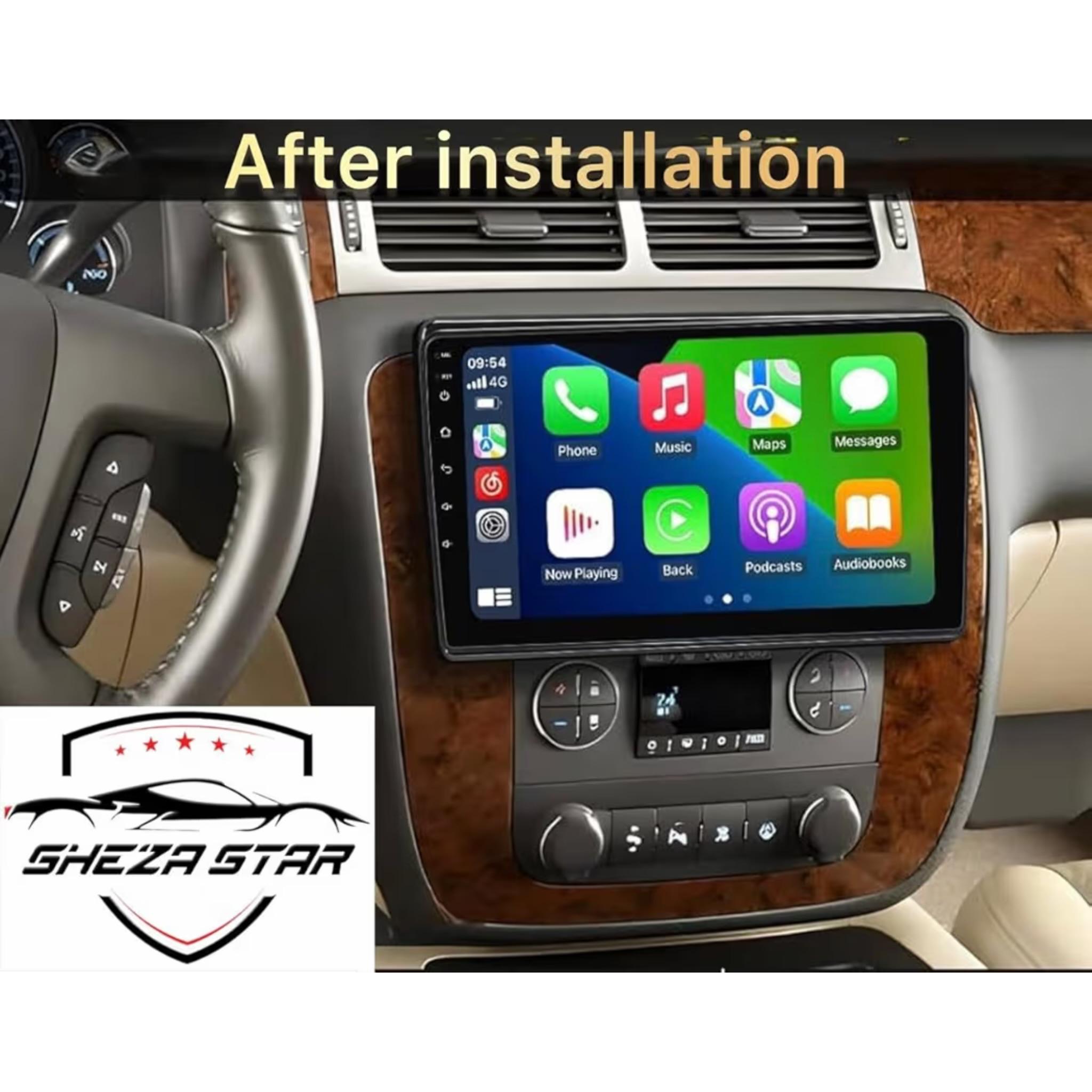 Android Car Stereo for Chevrolet Chevy Silverado Suburban Tahoe GMC Sierra Yukon 10 Inch IPS.QLED Touch Screen with AHD Camera Included - Image 3