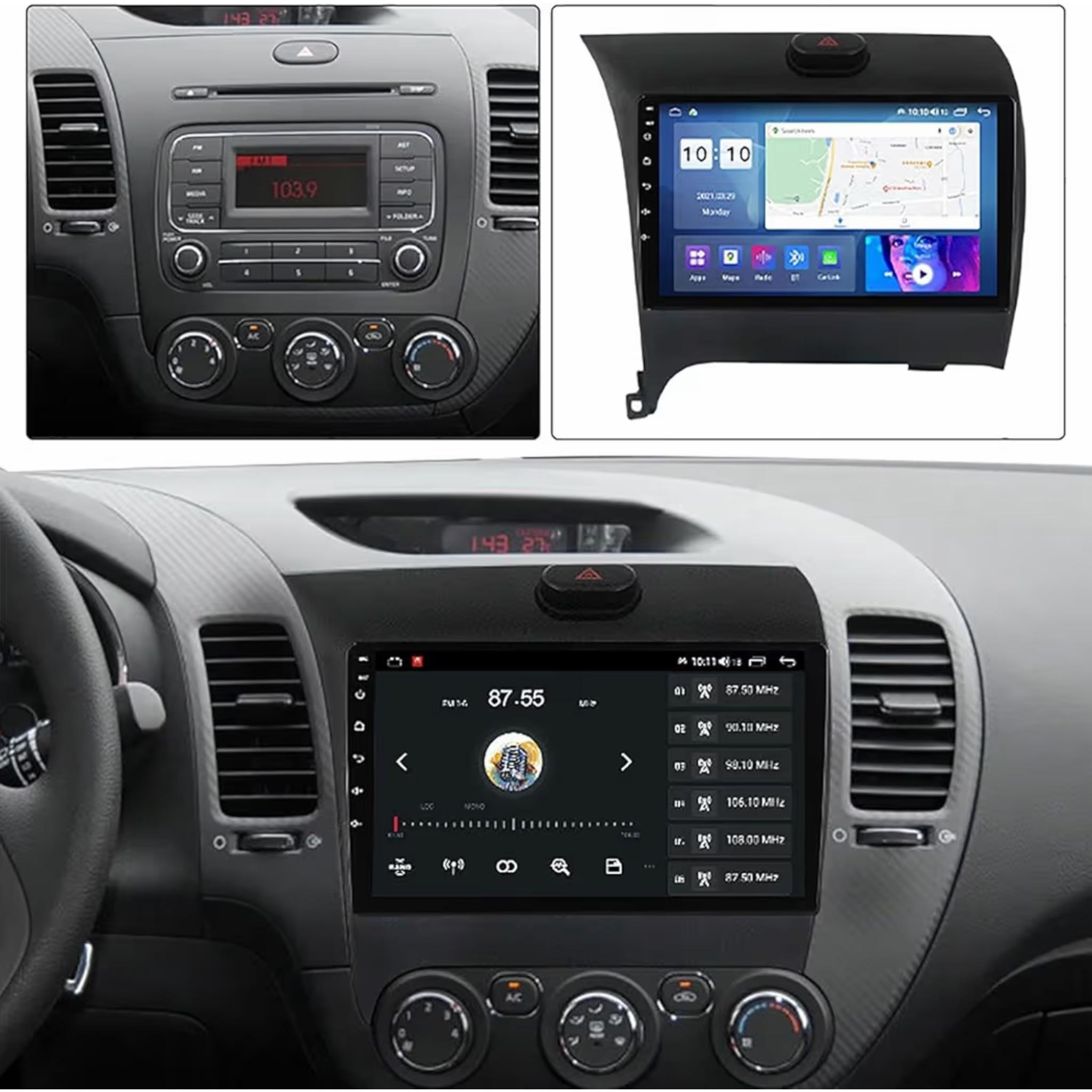 Android Car Stereo for KIA Cerato K3 Forte 2013-2018 9 Inch IPS.QLED Touch Screen with AHD Camera Included - Image 3