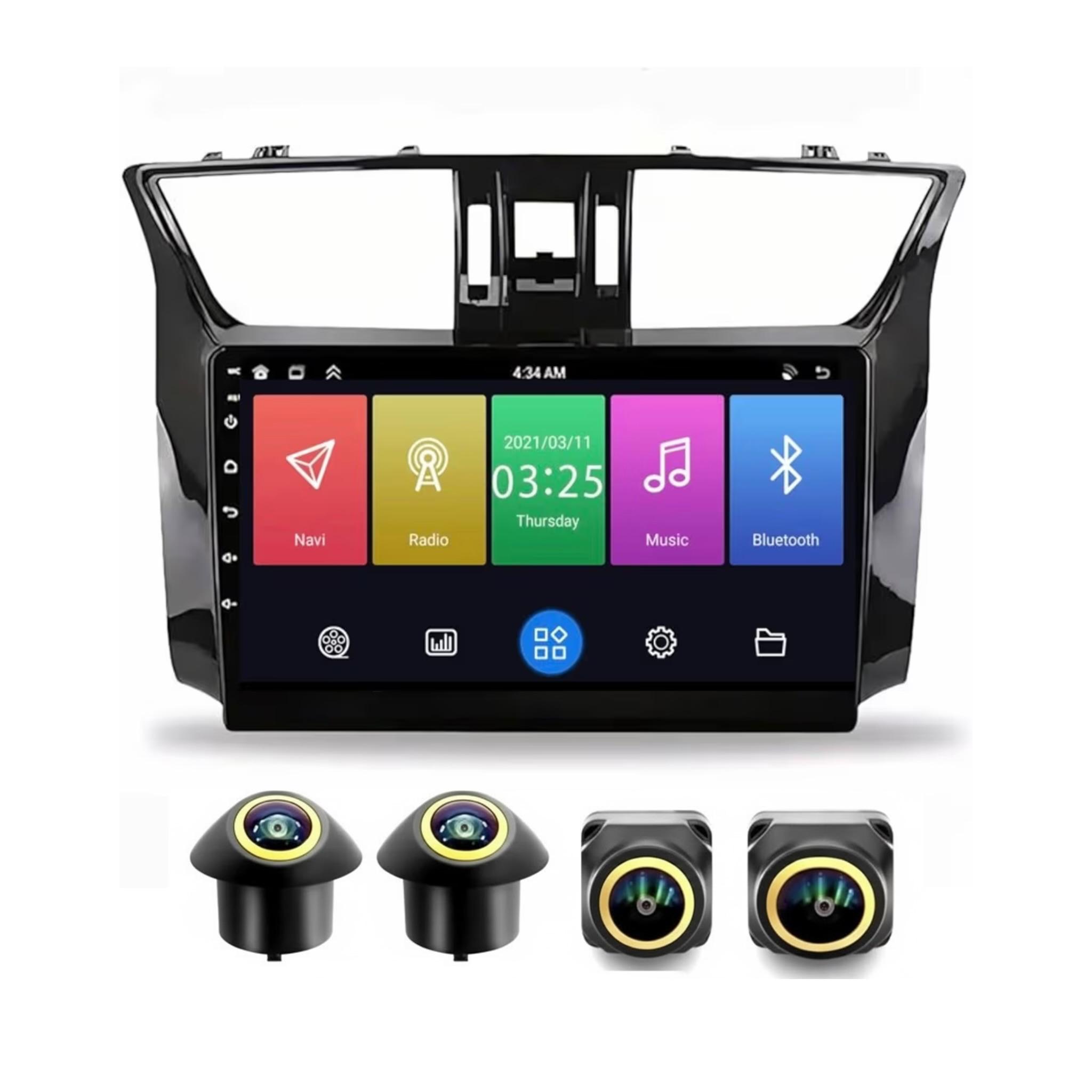 Android Car Stereo for Nissan Tida 2014-2016 9 Inch IPS.QLED Touch Screen with AHD Camera Included - Image 2