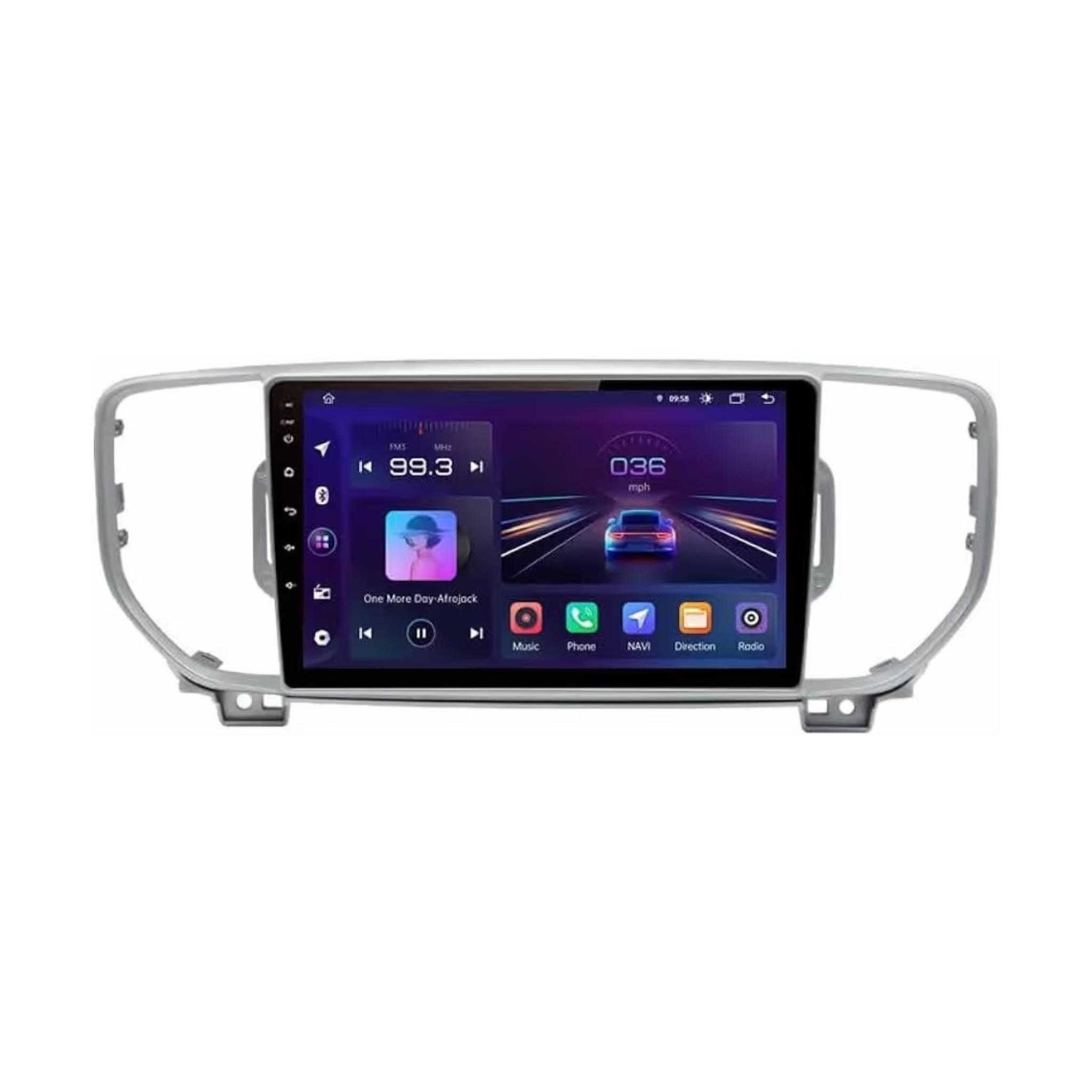 Android Car Stereo for Kia Sportage 2016-2018 9 Inch IPS.QLED Touch Screen with AHD Camera Included