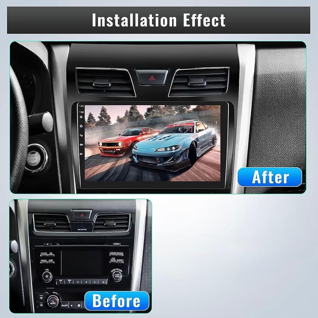 Android Car Stereo for Nissan Altima 2013-2018 10 Inch IPS.QLED Touch Screen with AHD Camera Included - Image 3