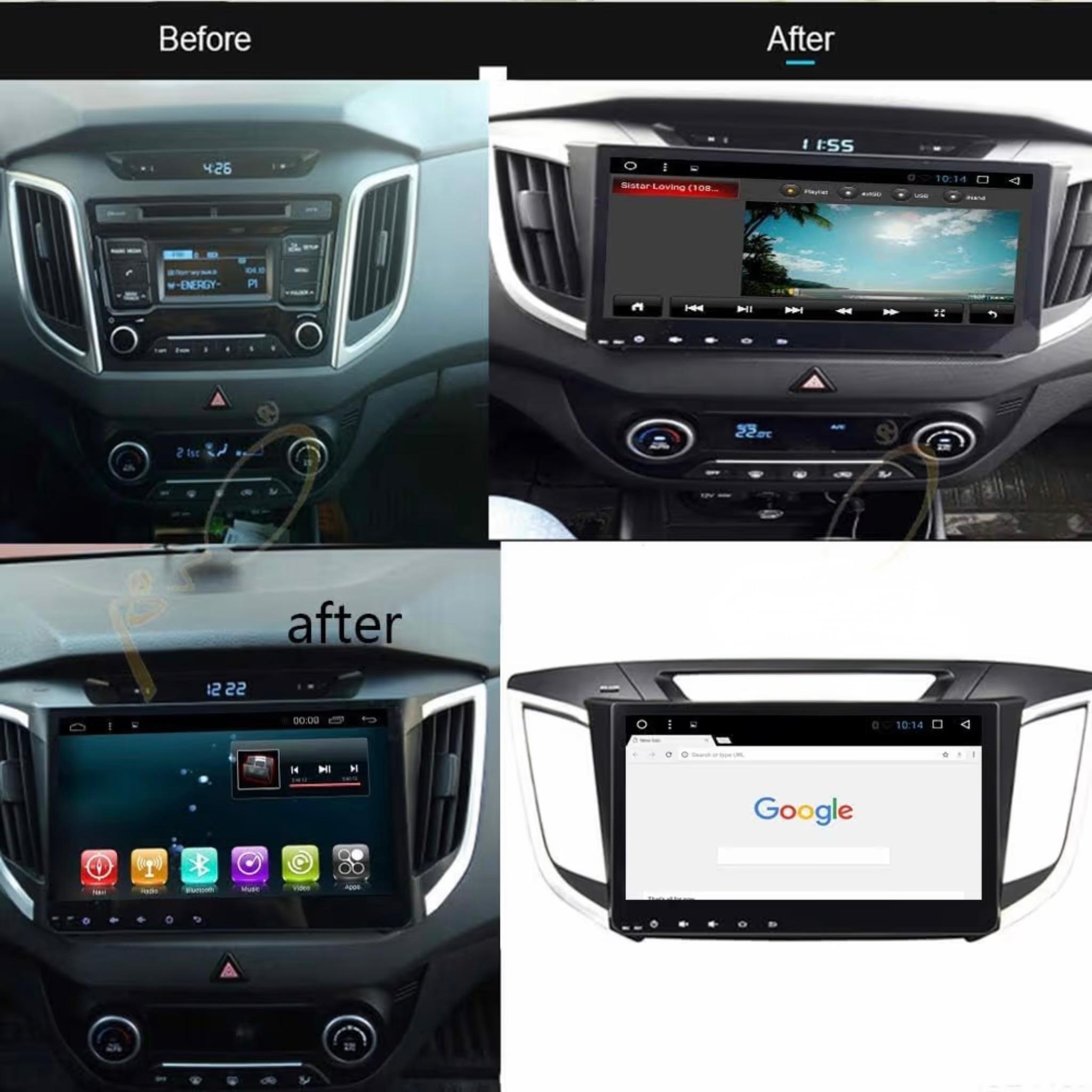 Android Car Stereo for HYUNDAI CRETA IX25 2014-2019 10 Inch IPS.QLED Touch Screen with AHD Camera Included - Image 3