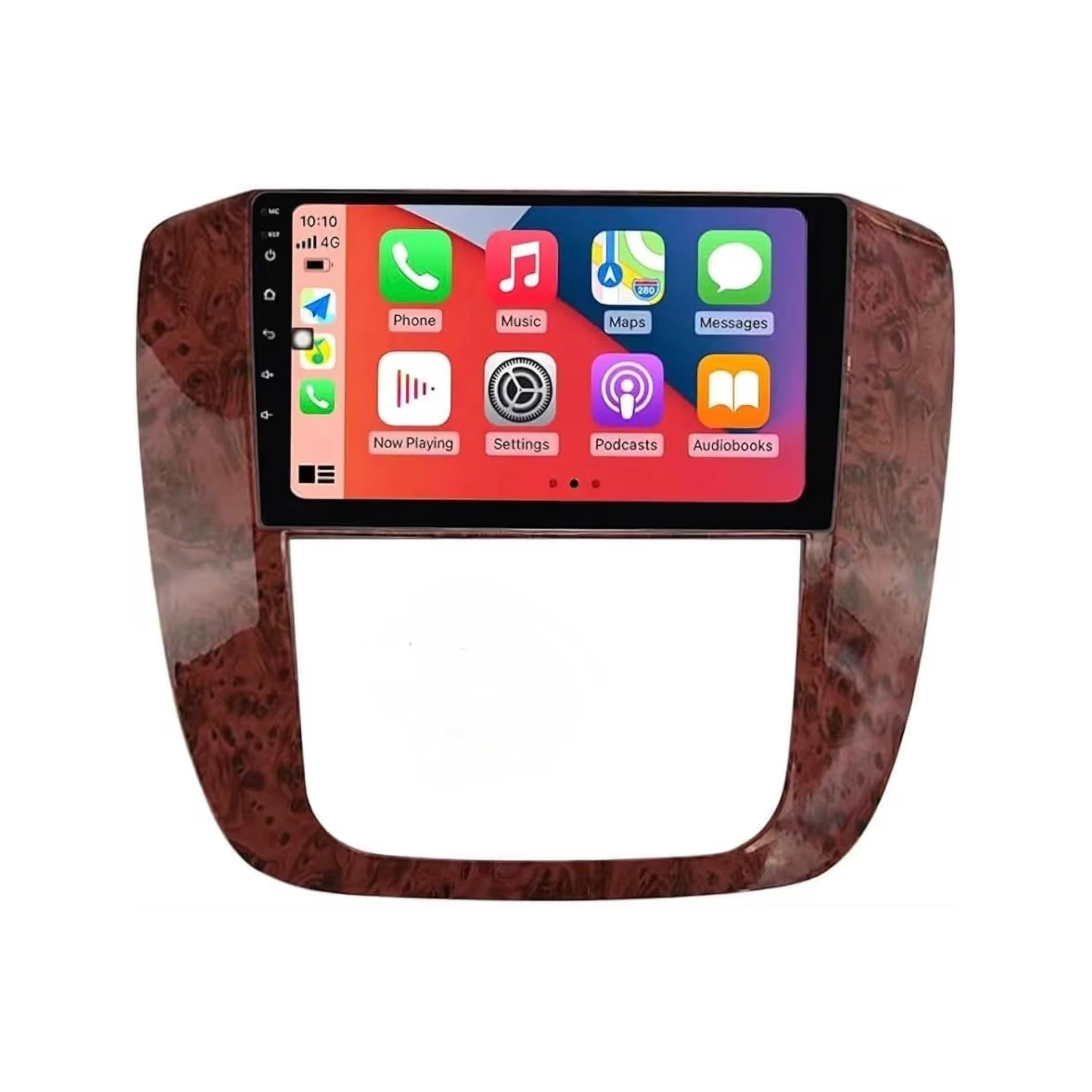 Android Car Stereo for GMC Yukon Chevrolet Chevy Tahoe Suburban 2007-2012 9 Inch IPS.QLED Touch Screen with AHD Camera Included