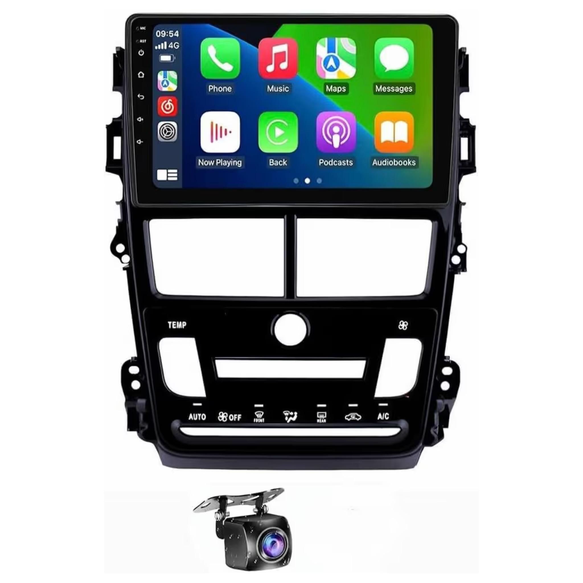 Android Car Stereo for Toyota Yaris 2018-2022 9 Inch IPS.QLED Touch Screen with AHD Camera Included