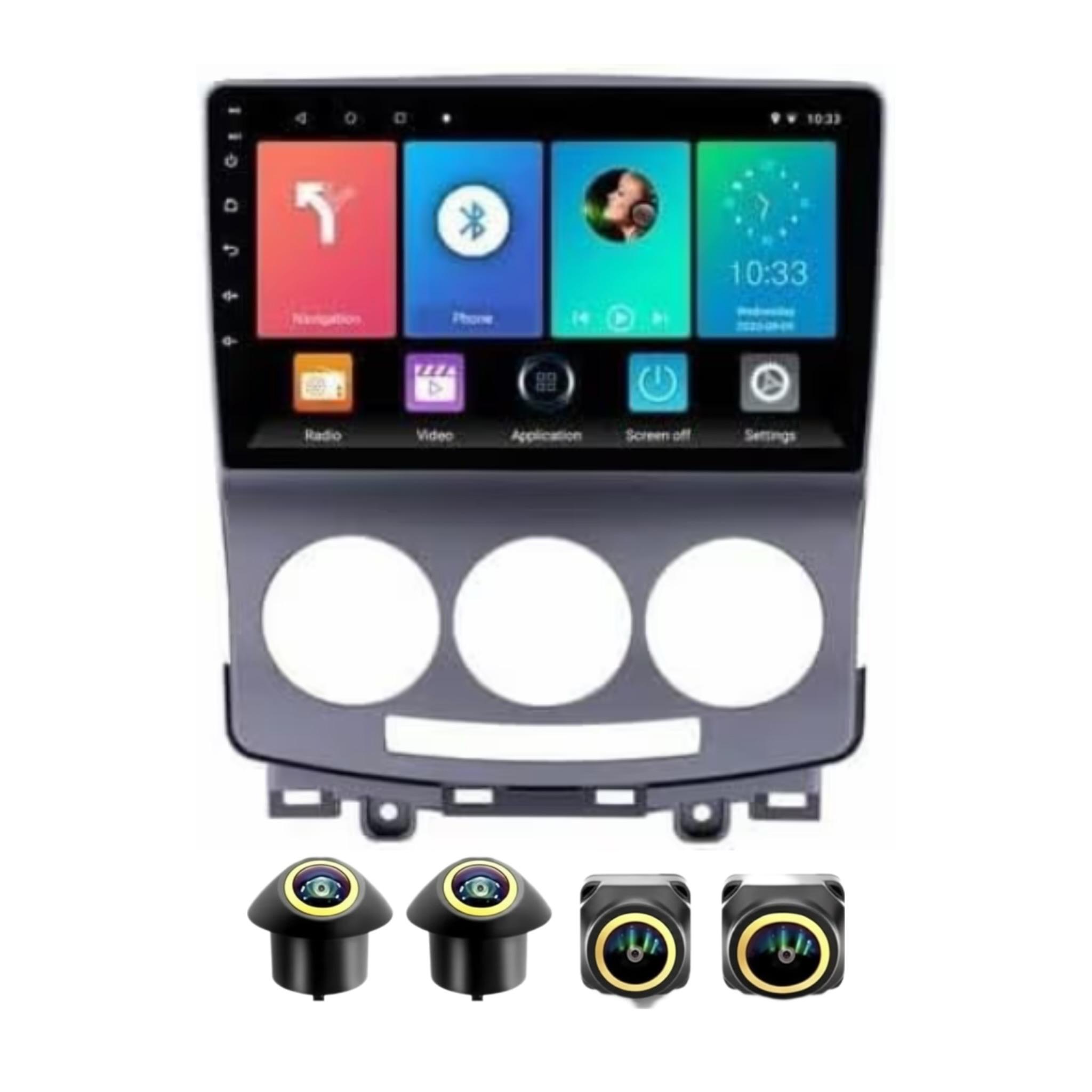 Android Car Stereo for Mazda 5 2005-2010 10 Inch IPS.QLED Touch Screen with AHD Camera Included - Image 2