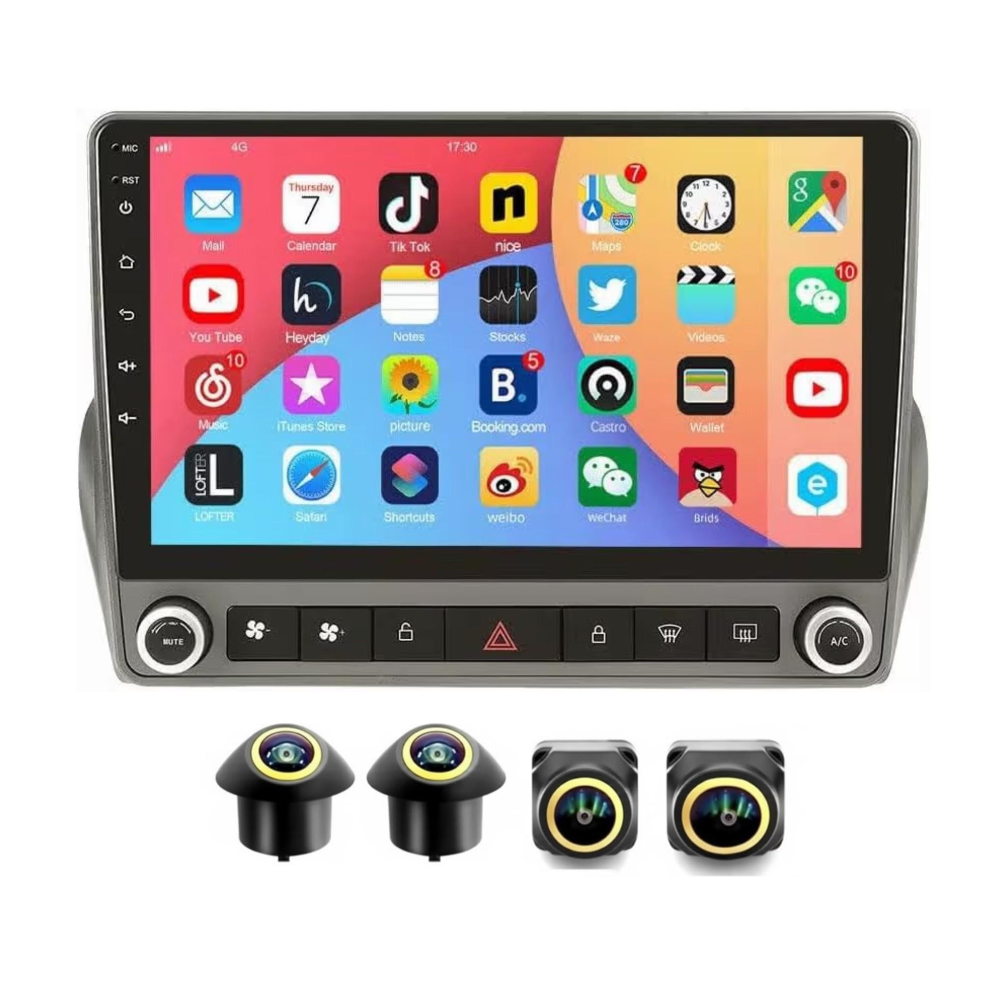 Android Car Stereo for Chevrolet Chevy Camaro 2010-2015 9 Inch IPS.QLED Touch Screen with AHD Camera Included - Image 2